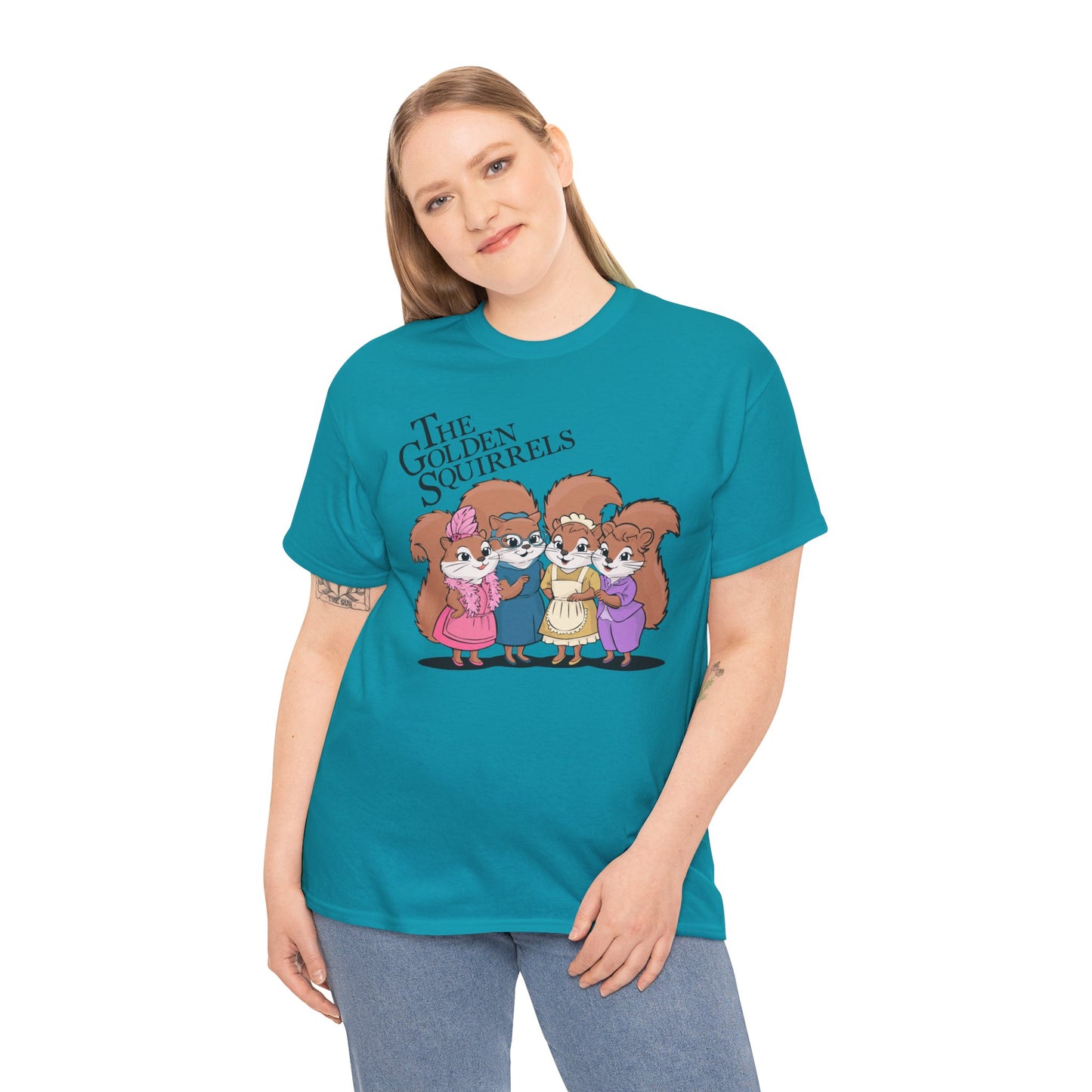 The Golden Squirrels T-shirt Unisex Heavy Cotton Tee Womens Golden Girls Funny Squirrel Shirt