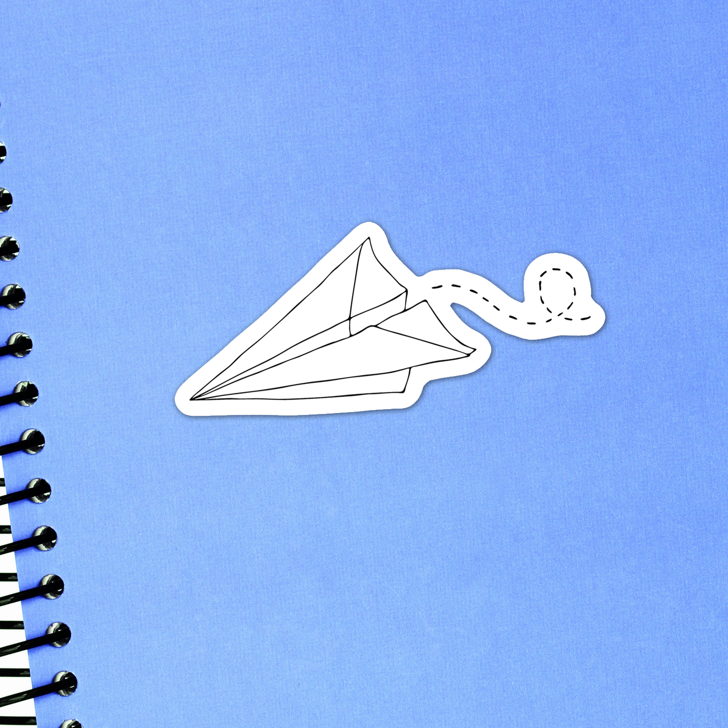 3" Paper Airplane Sticker  - Cute Origami Planes Vinyl Stickers Decal Stickers