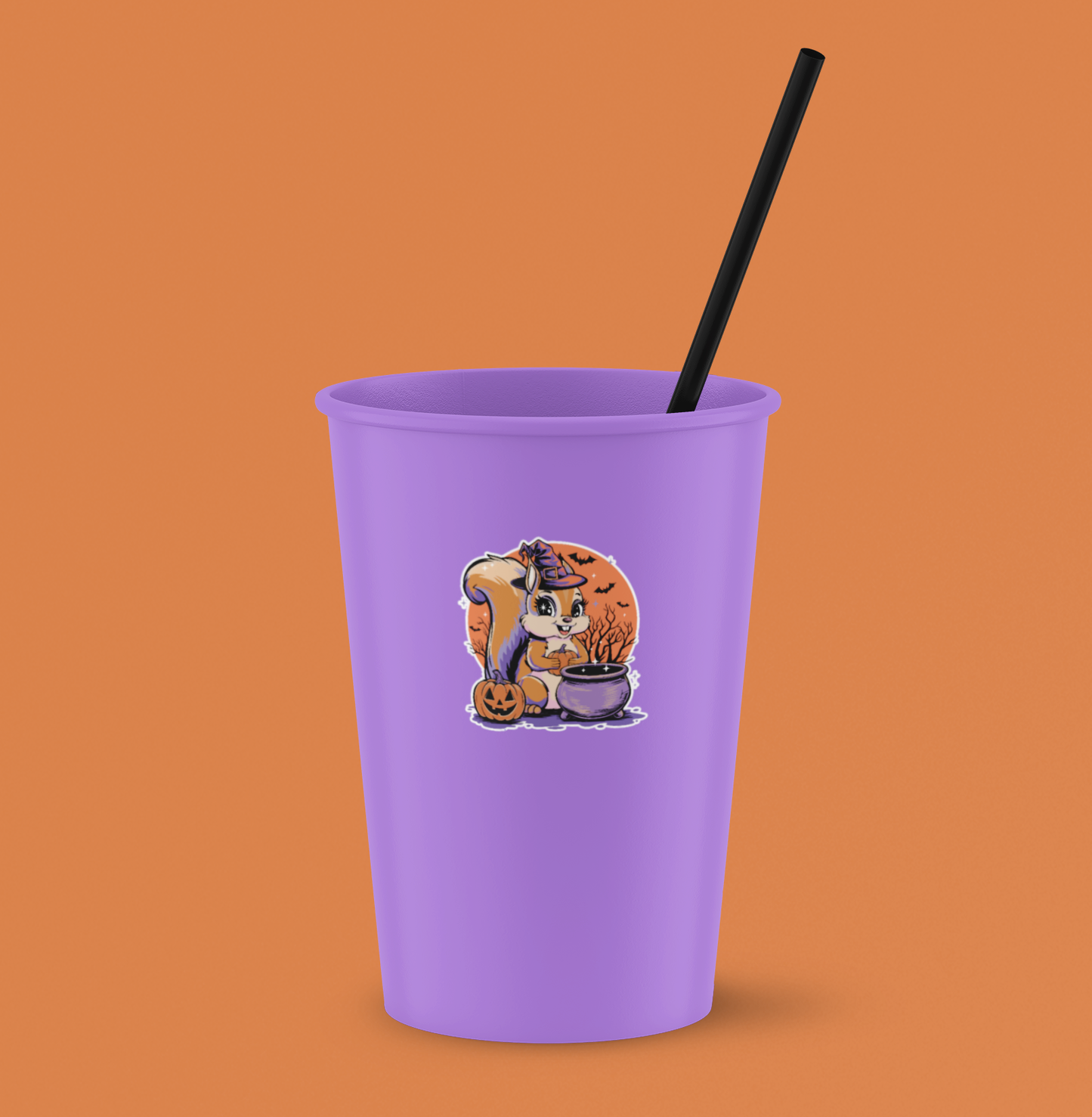 2" Witchy Squirrel Stickers Bundle Packs - Waterproof, Fade-Resistant Decal Stickers Spooky Halloween Witch Squirrels