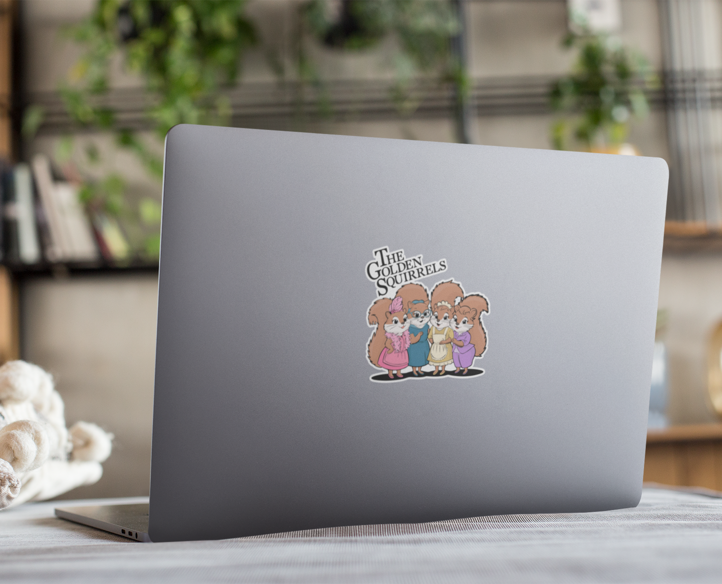 The Golden Squirrels Sticker - 4" Waterproof, Fade-Resistant Decal Stickers Golden Girls Parody Funny Squirrel Stickers