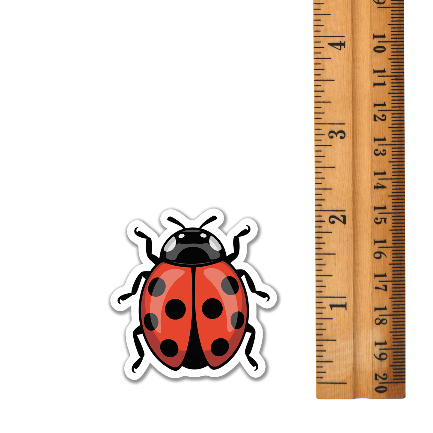 2" Ladybug Stickers Bundle Pack  - Bugs Insects Decal Sticker Ladybugs Insect Bug Waterproof Outdoor Decals