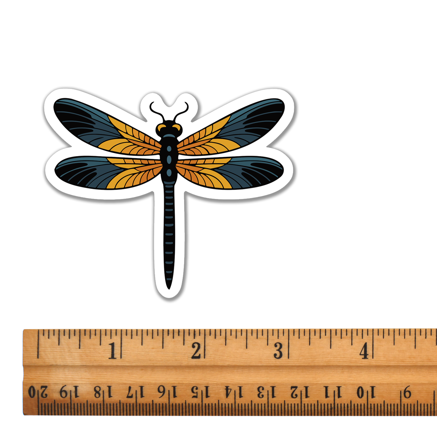 3" Dragonfly Sticker - Bugs Insects Decal Stickers Dragonflies Insect Bug Waterproof Outdoor Decals