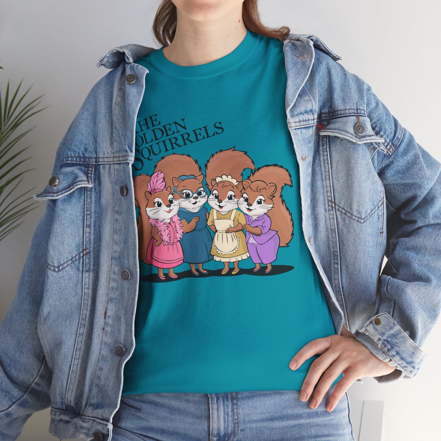 The Golden Squirrels T-shirt Unisex Heavy Cotton Tee Womens Golden Girls Funny Squirrel Shirt