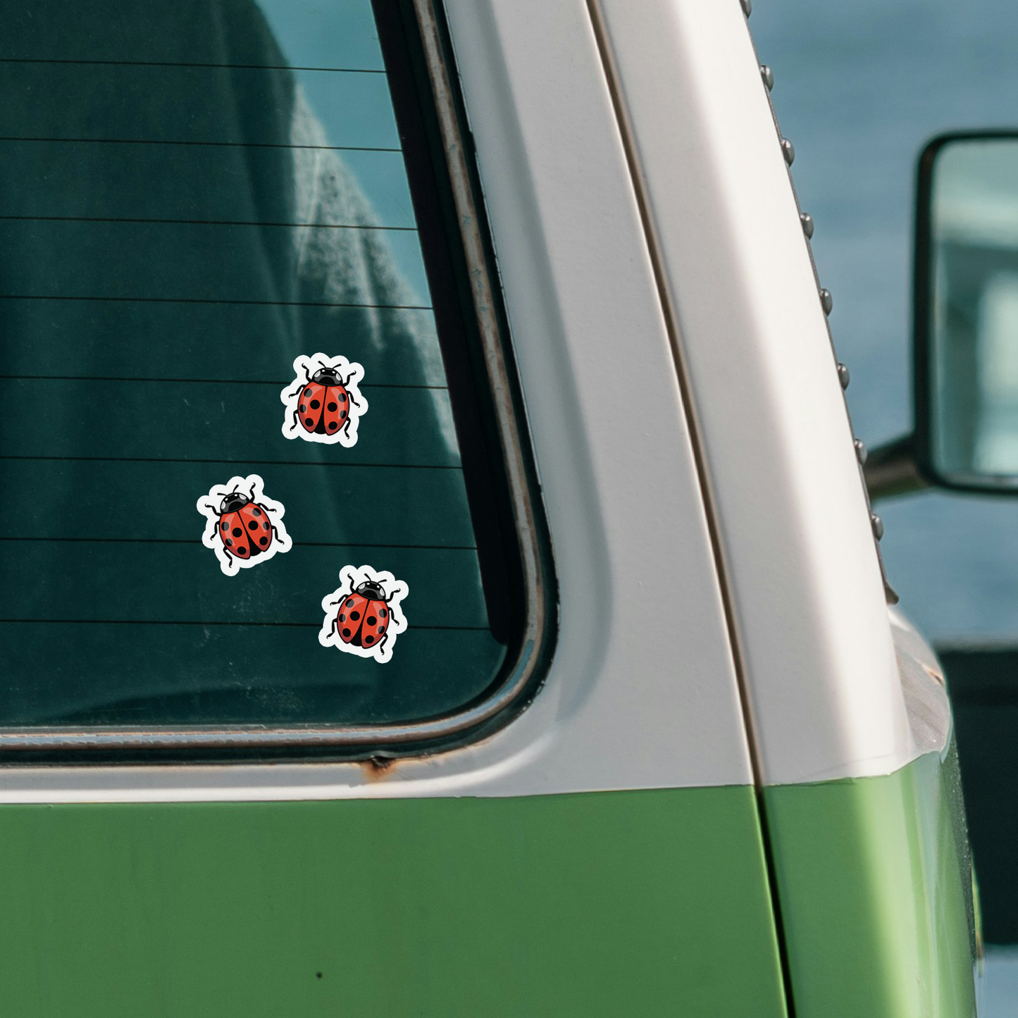 2" Ladybug Stickers Bundle Pack  - Bugs Insects Decal Sticker Ladybugs Insect Bug Waterproof Outdoor Decals