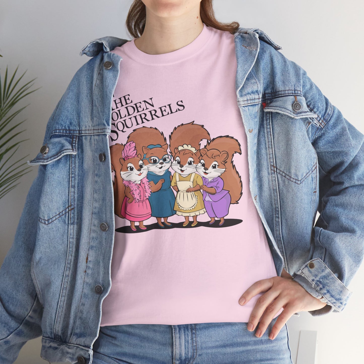 The Golden Squirrels T-shirt Unisex Heavy Cotton Tee Womens Golden Girls Funny Squirrel Shirt