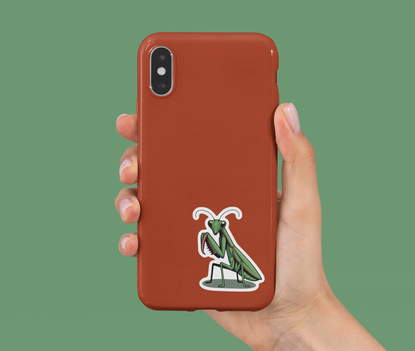 Small 2" Praying Mantis Sticker Bundle - Bugs Insects Decal Stickers Mantises Insect Bug Waterproof Outdoor