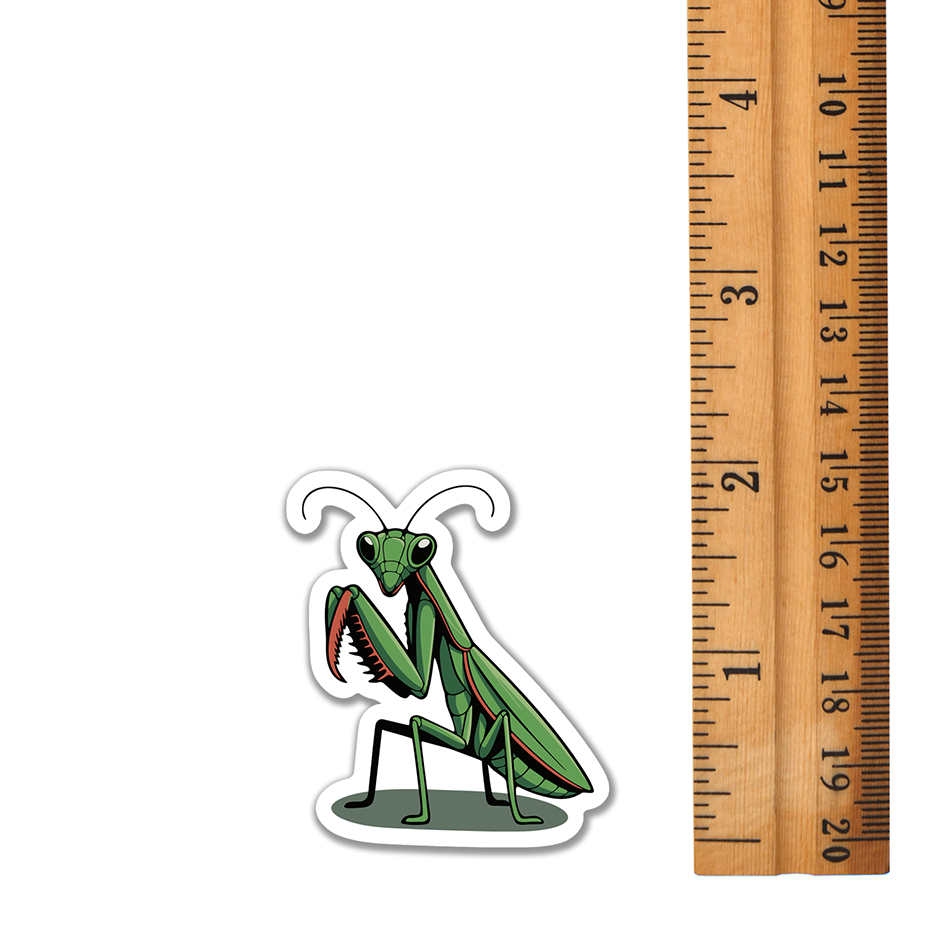 Small 2" Praying Mantis Sticker Bundle - Bugs Insects Decal Stickers Mantises Insect Bug Waterproof Outdoor