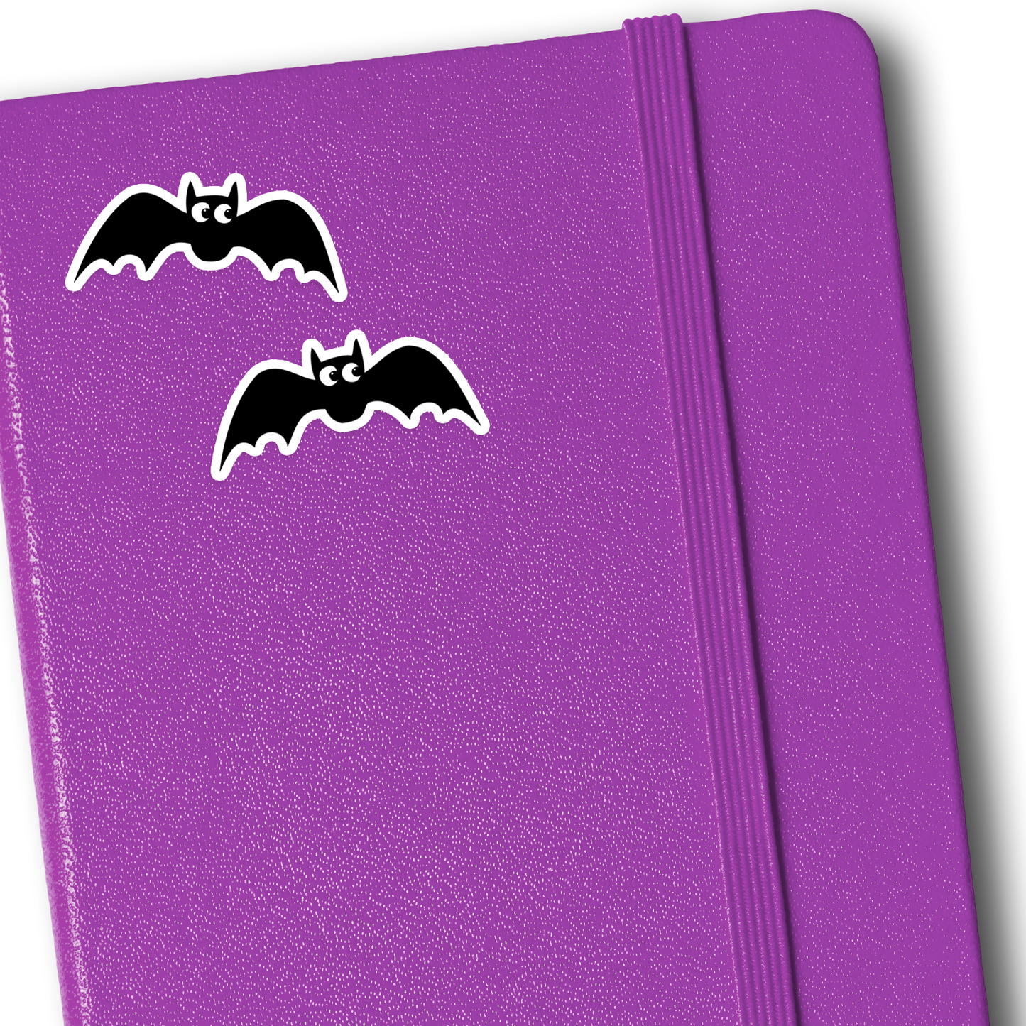 2" Black Bat Stickers Bundle Pack - Waterproof, Outdoor/Indoor, Fade-Resistant Vinyl Decal Sticker Multi Pack Spoooky Halloween Bats