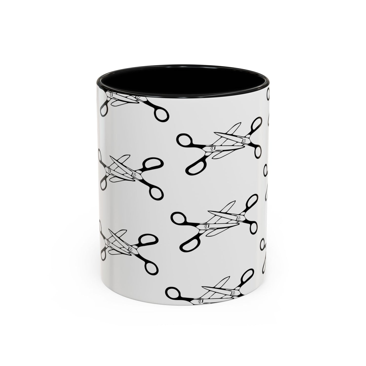 Scissors Ceramic Coffee Mug, LGBTQIA Lesbian Queer Ceramic Mugs, Kitchen Drinkware Funny Pride Tea Cups