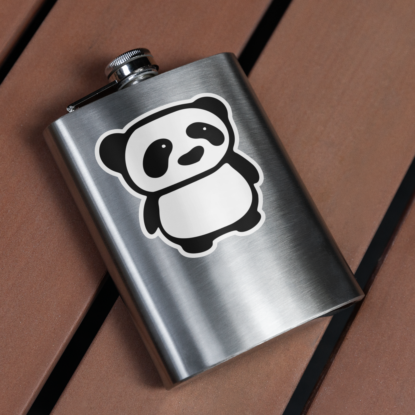 Panda Stickers - Waterproof, Fade-Resistant Decal Sticker Pack Black & White Pandas Animal Design