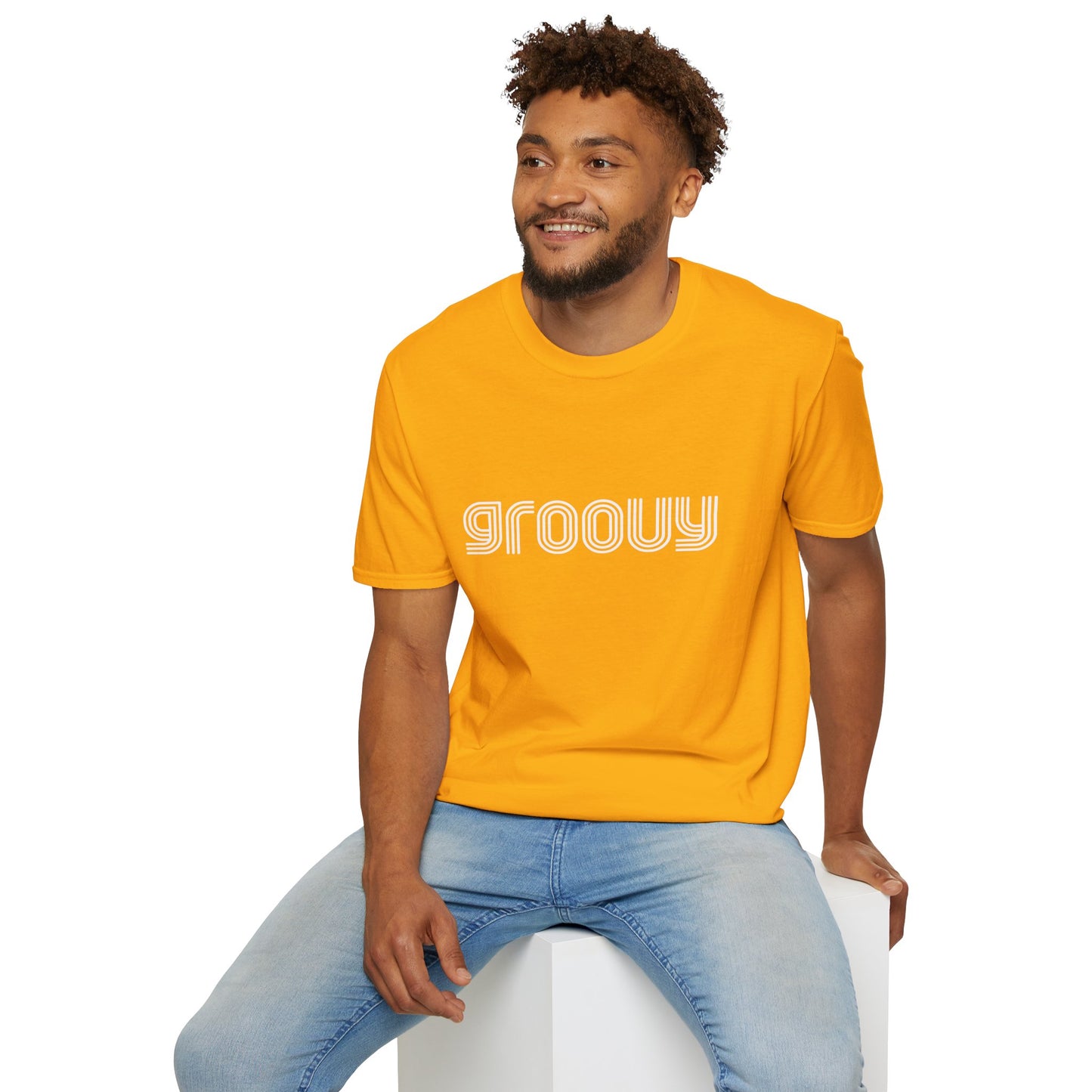 Groovy Soft T-shirt Unisex Softstyle Tee Mens Womens