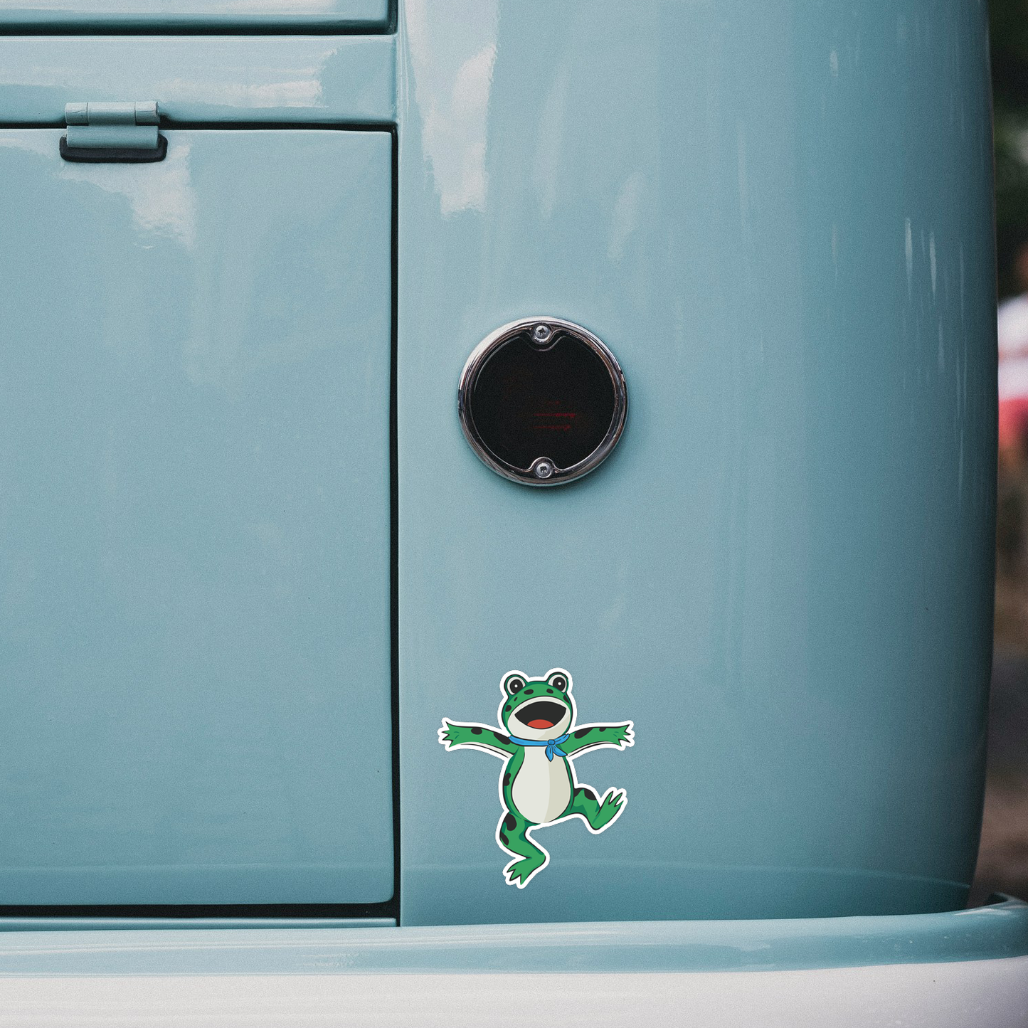 4" Inflatable Frog Costume Sticker - Funny Political Activist Protest Frogs Stickers, Waterproof Vinyl Decal
