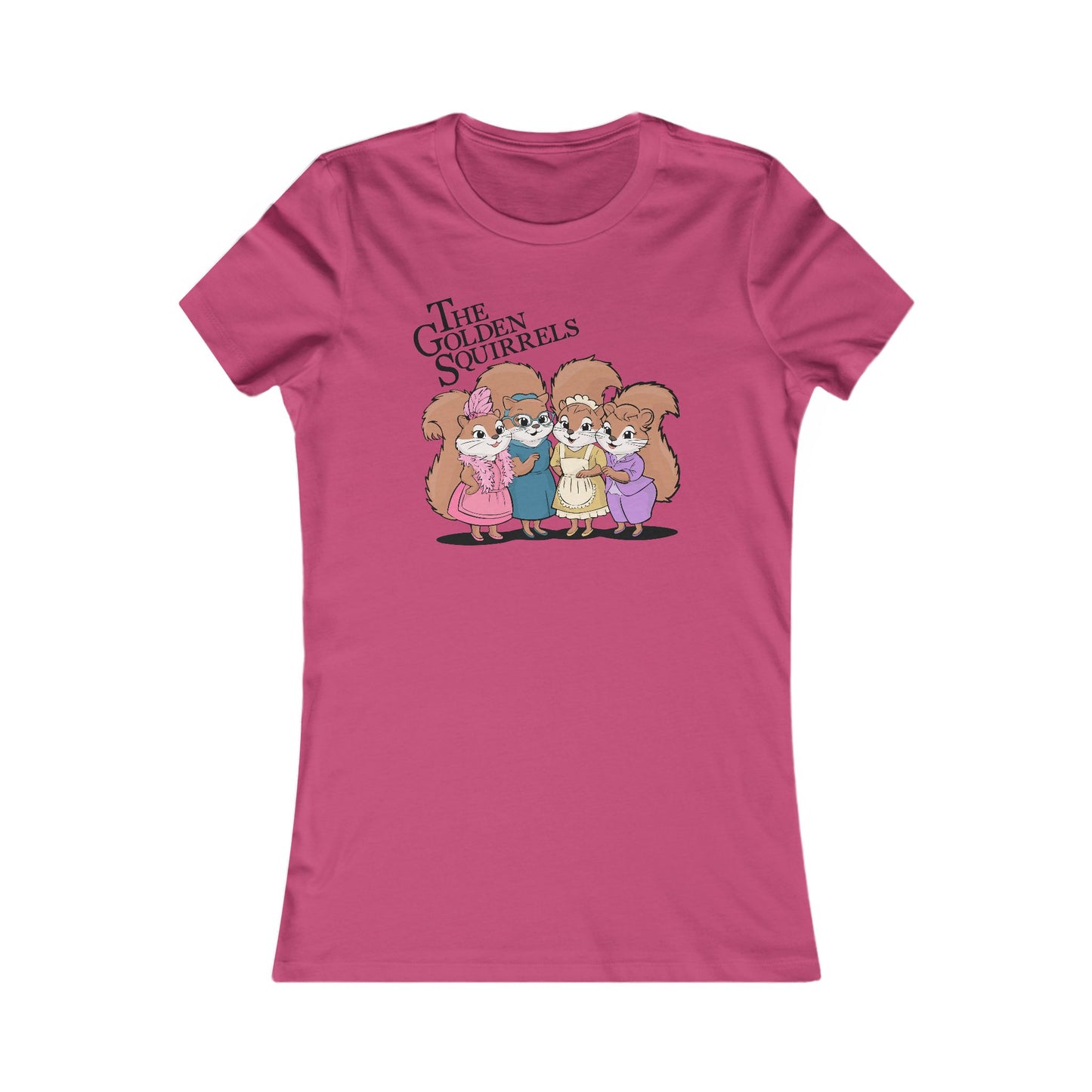 The Golden Squirrels T-shirt Women's Favorite Tee - Funny Golden Girls Squirrel Parody Ladies Top