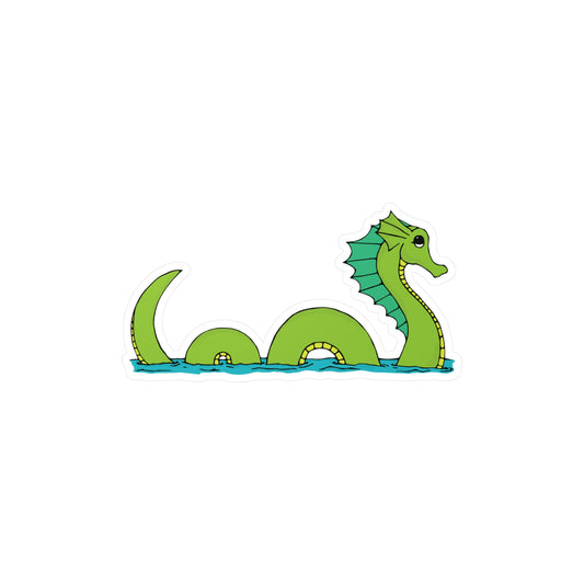 Sea Serpent Vinyl Sticker Kiss-Cut Vinyl Decal with Loch Ness Sea Monster Graphic - Waterproof UV Resistant Stickers