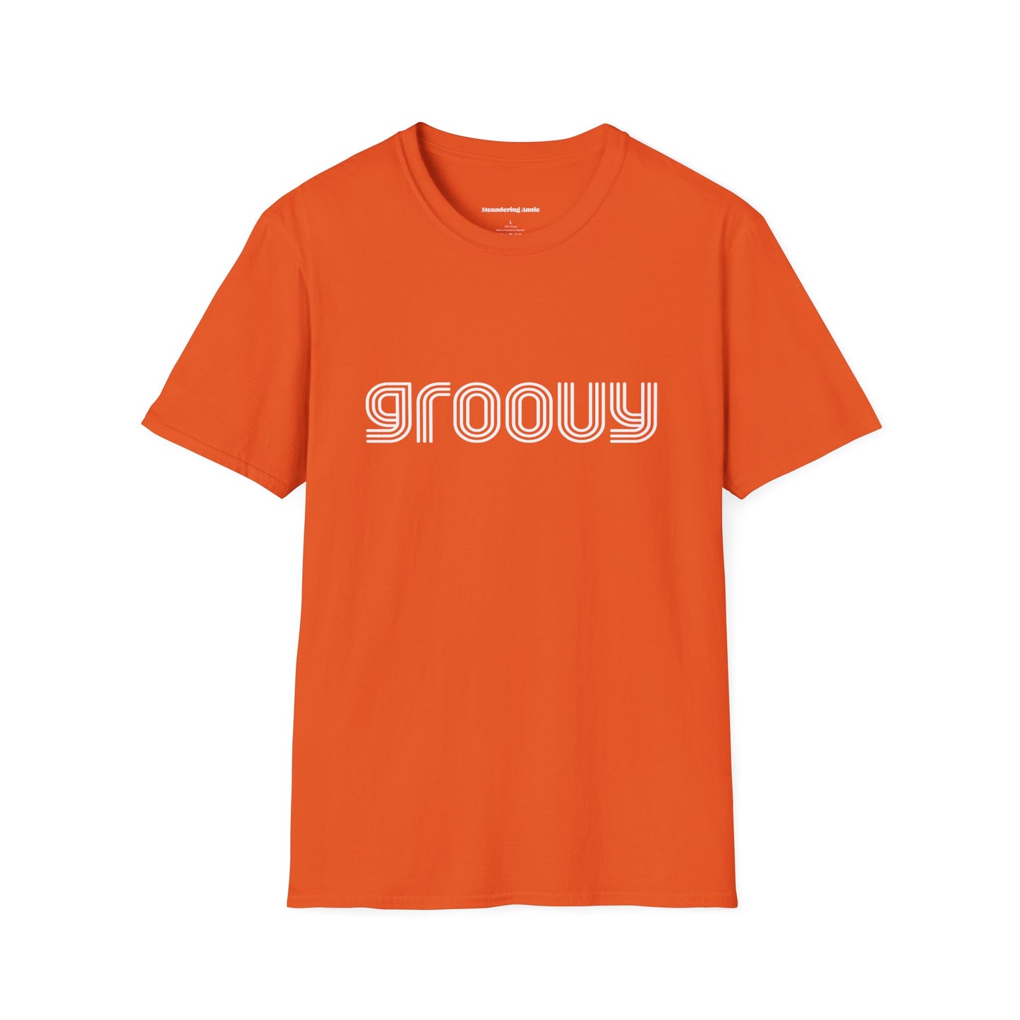 Groovy Soft T-shirt Unisex Softstyle Tee Mens Womens