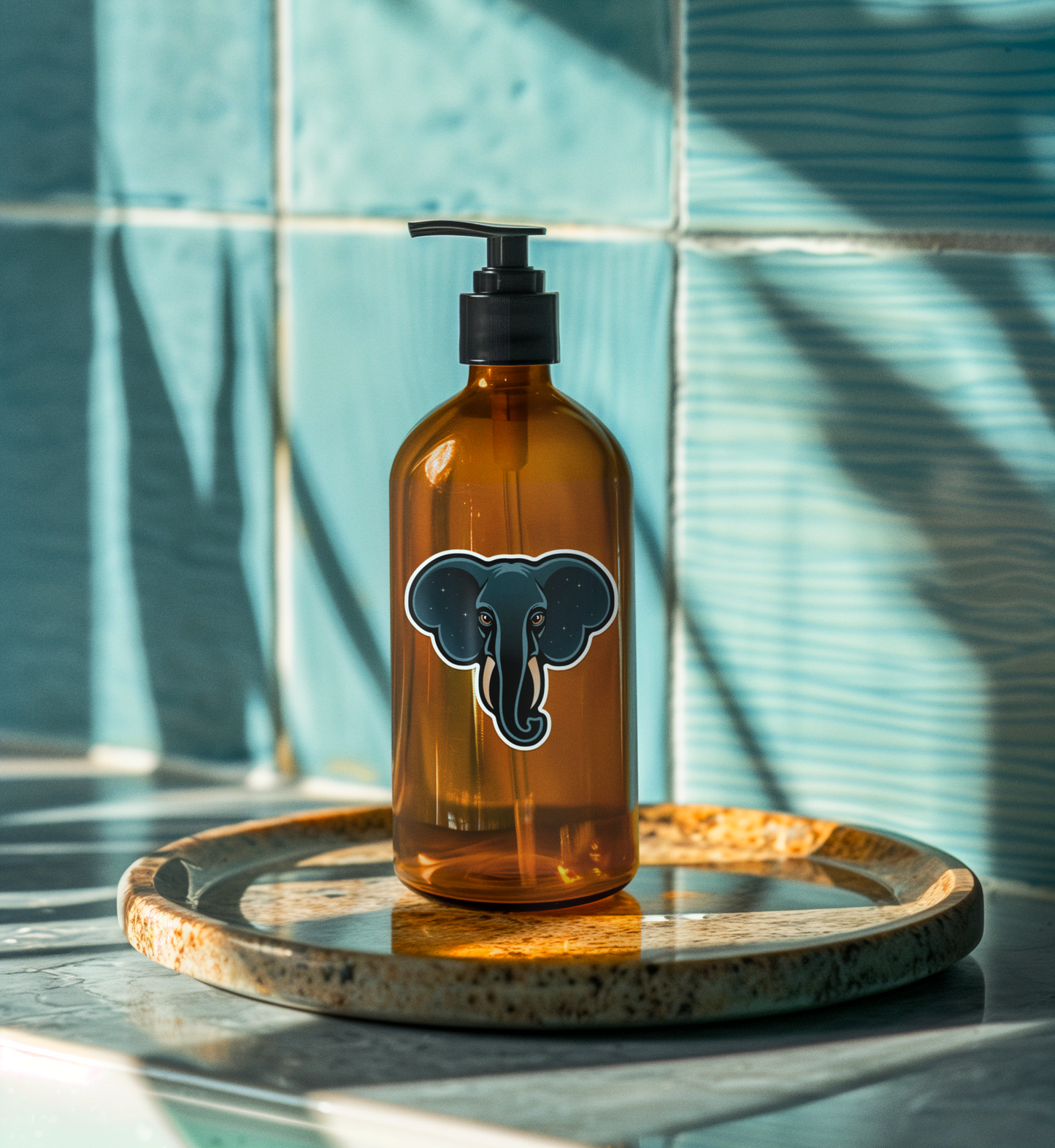 3" Celestial Elephant Stickers, Galactic Elephants Vinyl Decal Sticker Zen Galaxy Waterproof Space Decals Laptop, Water Bottle, Car