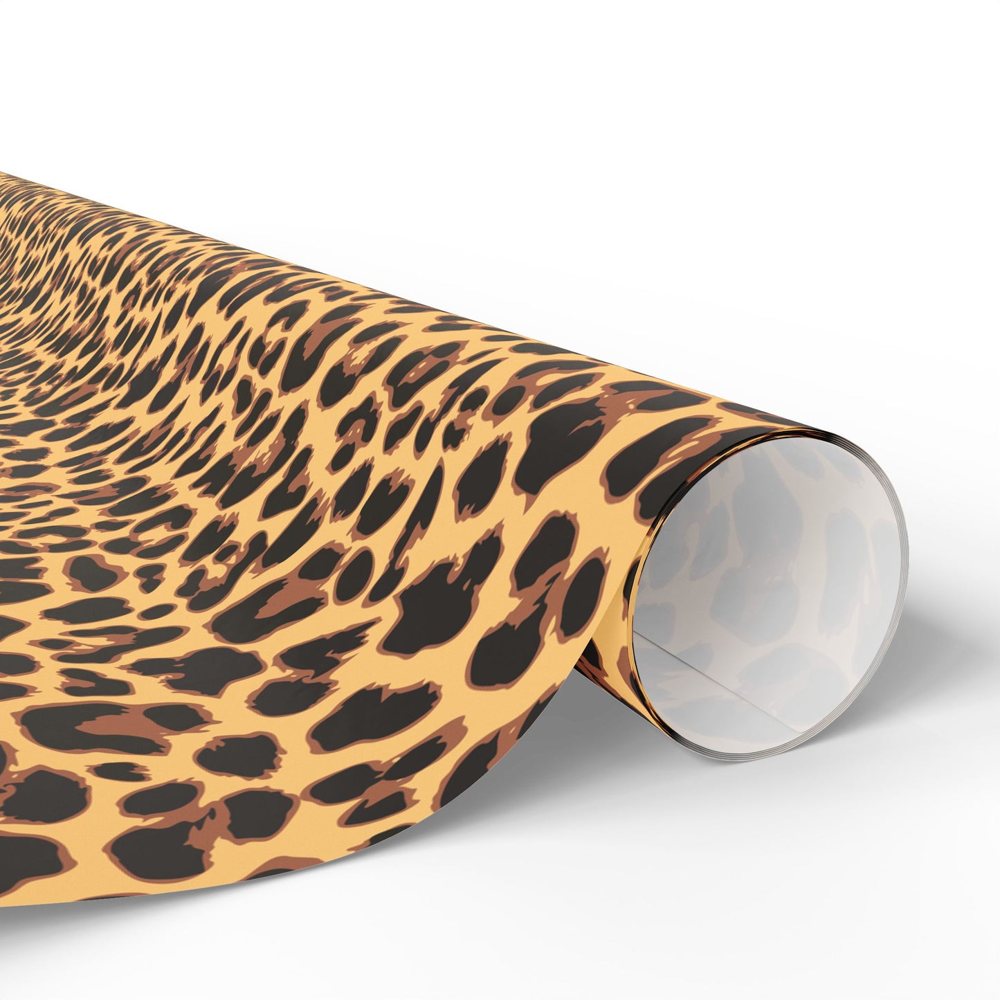 Leopard Print Wrapping Paper, Cheetah Pattern Glossy Gift Wrap, Jungle Theme Decor, Birthday Gifting Supplies, Animal Print Papers
