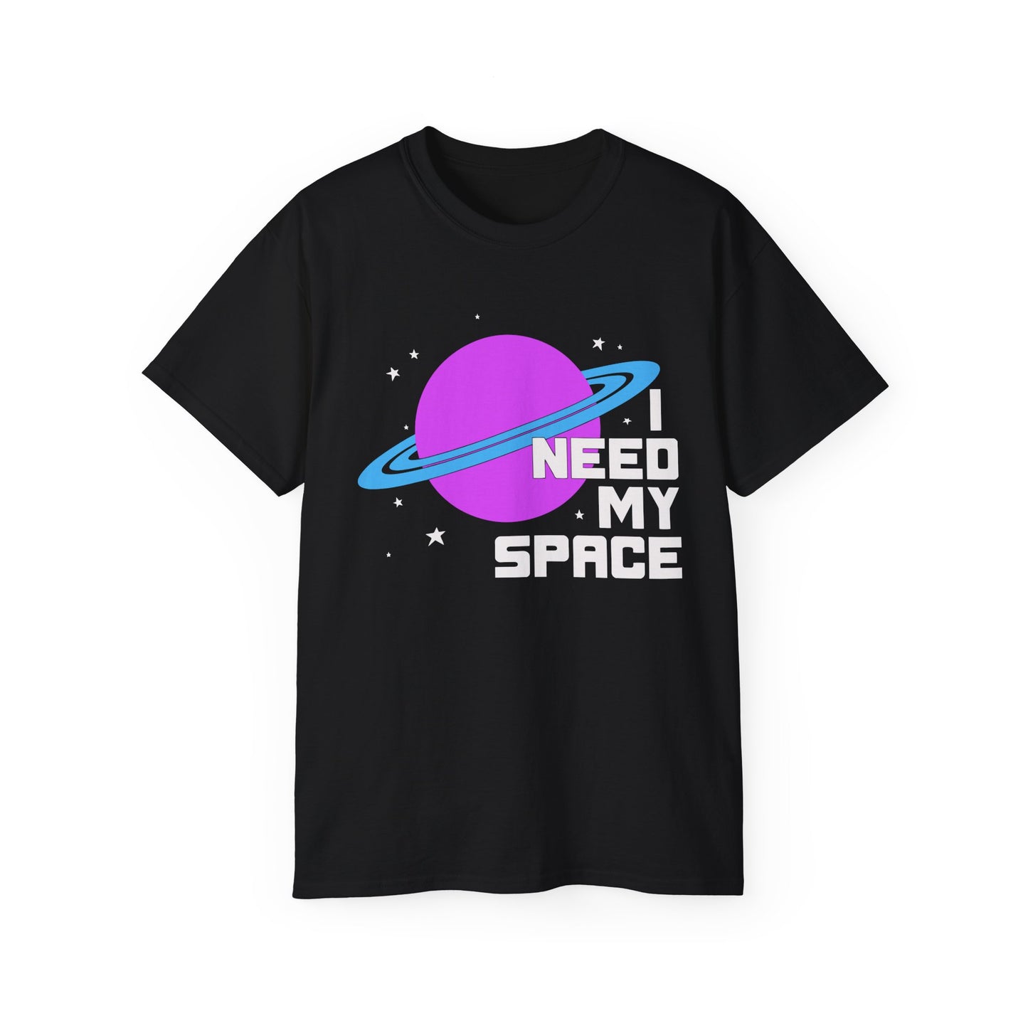 I Need My Space Funny Introvert Soft T-shirt Unisex Mens Womens Ultra Cotton Tee