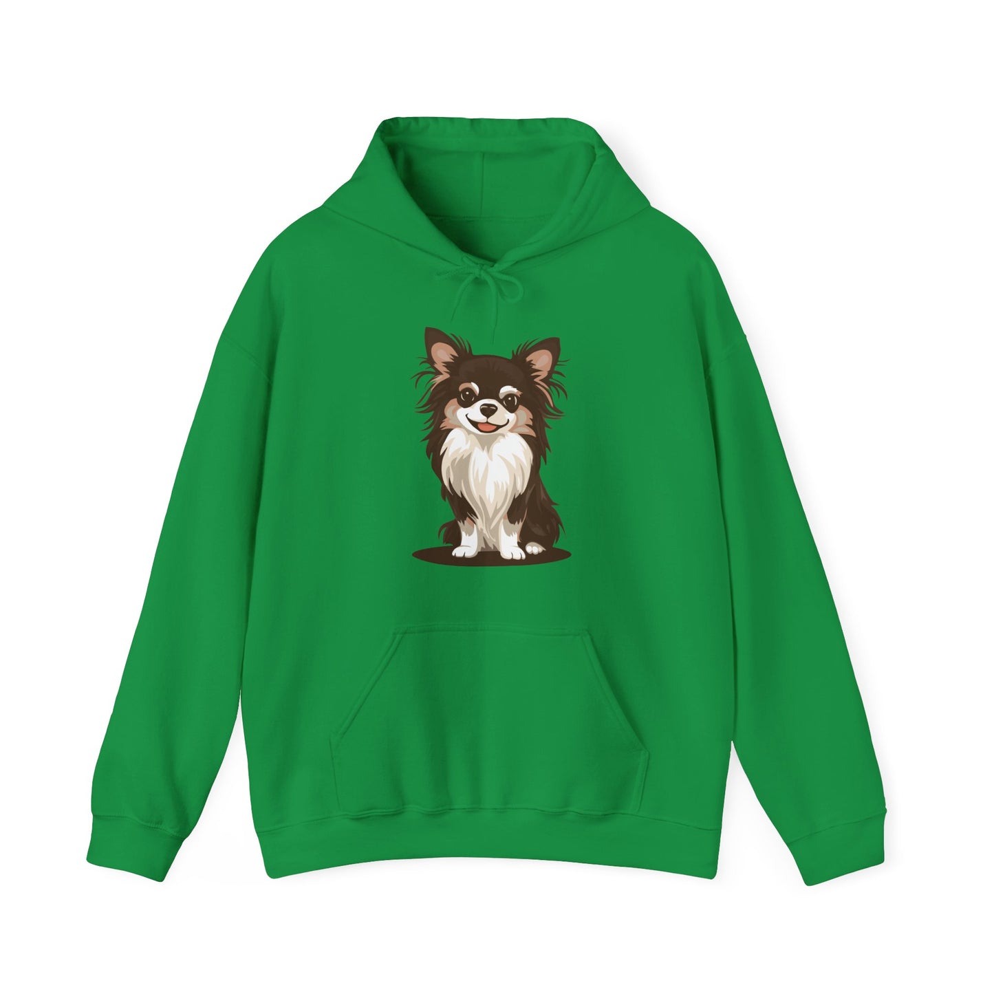 Long Haired Chihuahua Pullover Hoodie Hooded Sweatshirt Cute Chihuahuas Puppy Dog Pet Print Men Women Unisex