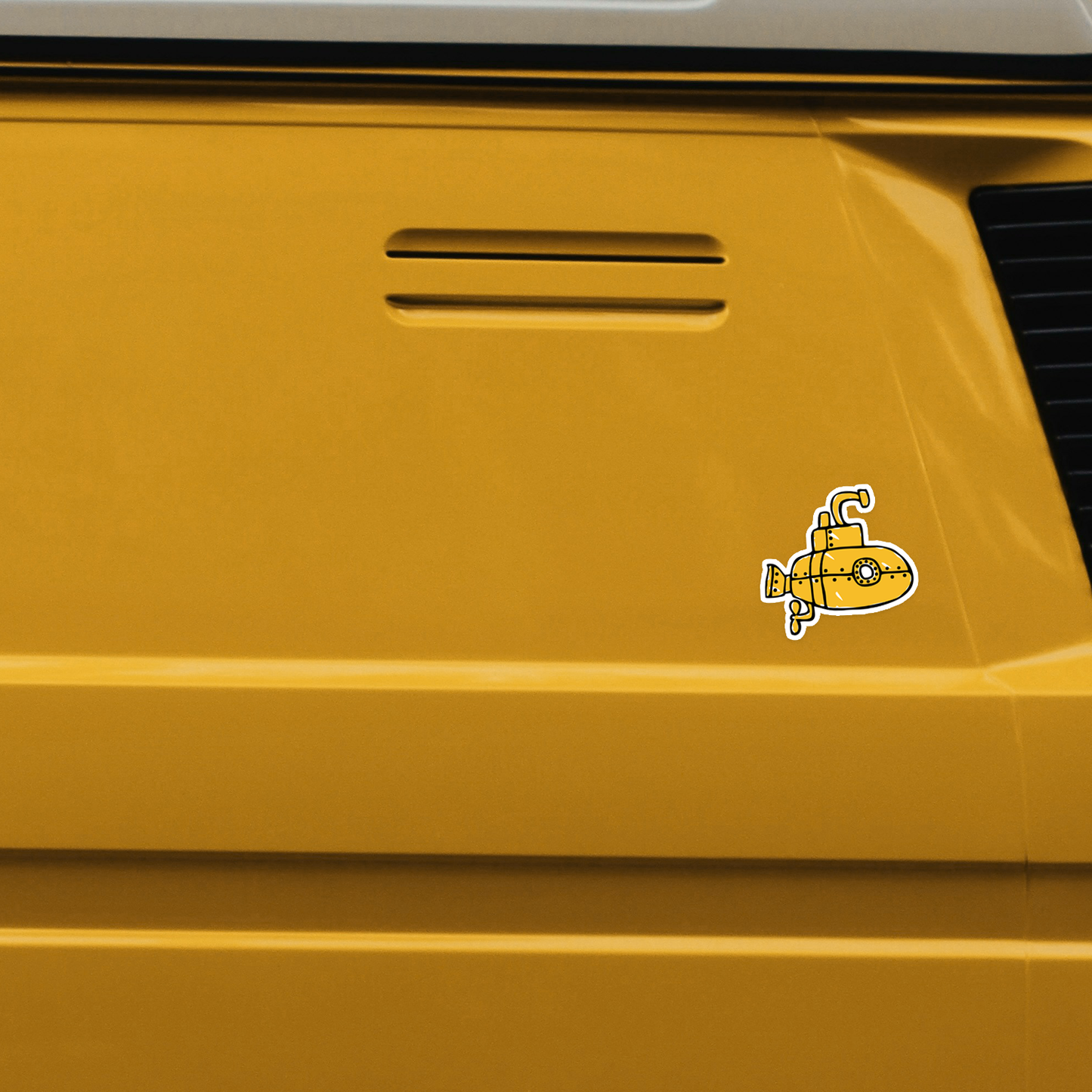 Yellow Submarine Sticker - 3" Nautical Underwater Sub Vinyl Decal Stickers, Waterproof Decals