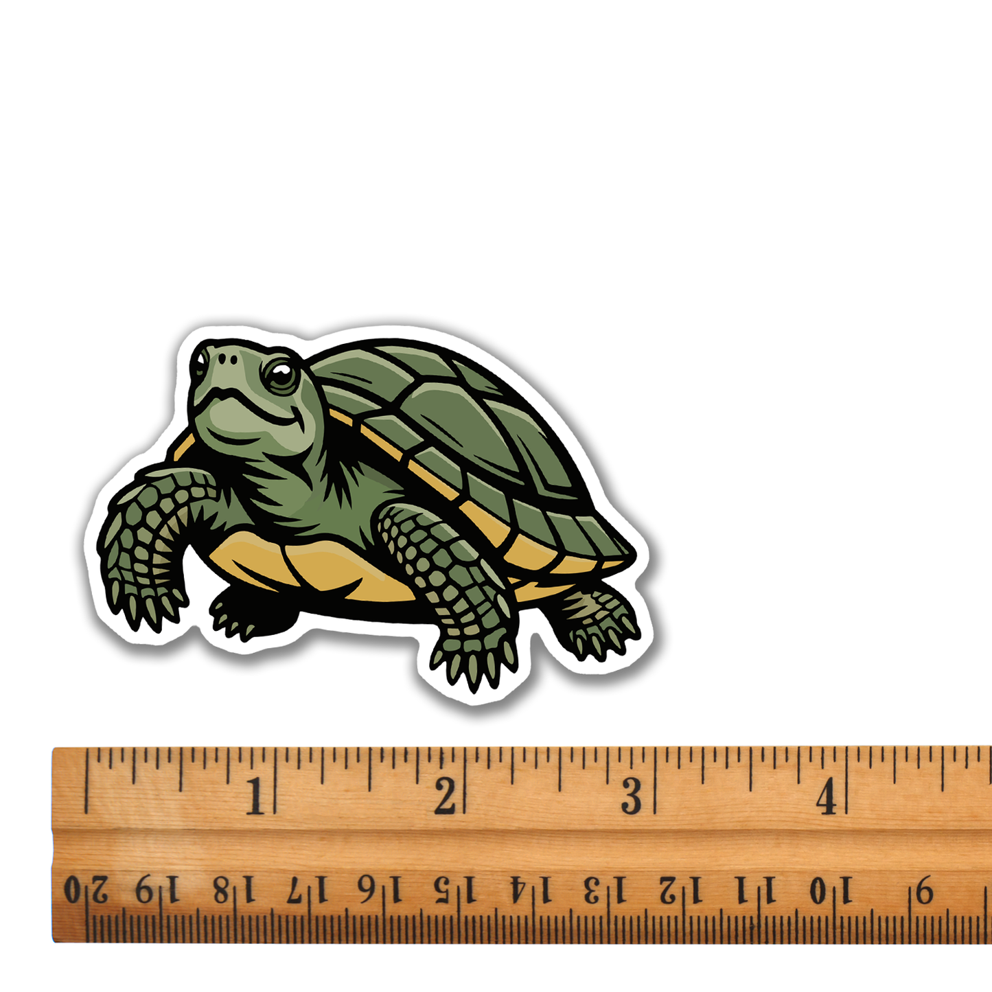 3" Aquatic Turtle Vinyl Stickers - Turtles Decal Sticker Waterproof Outdoor Decals