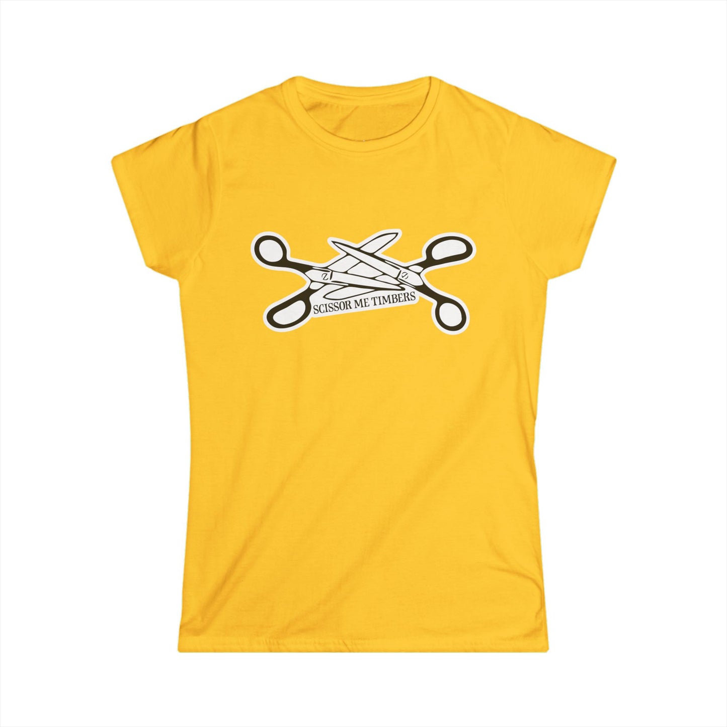 Scissor Me Timbers Women's T-shirt - LGBTQIA+ Lesbian Pride Scissors Tee, Funny Queer Gay Shirts, Pride Parade Apparel
