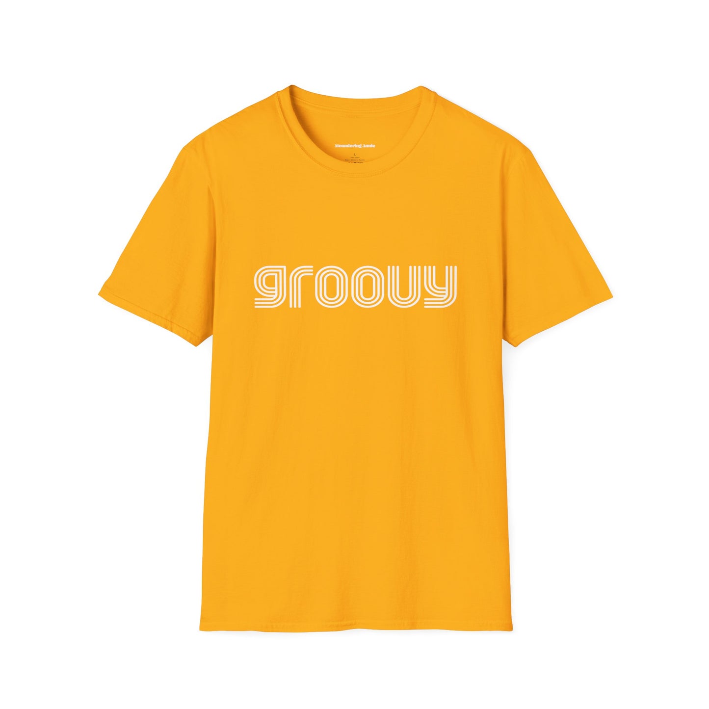 Groovy Soft T-shirt Unisex Softstyle Tee Mens Womens