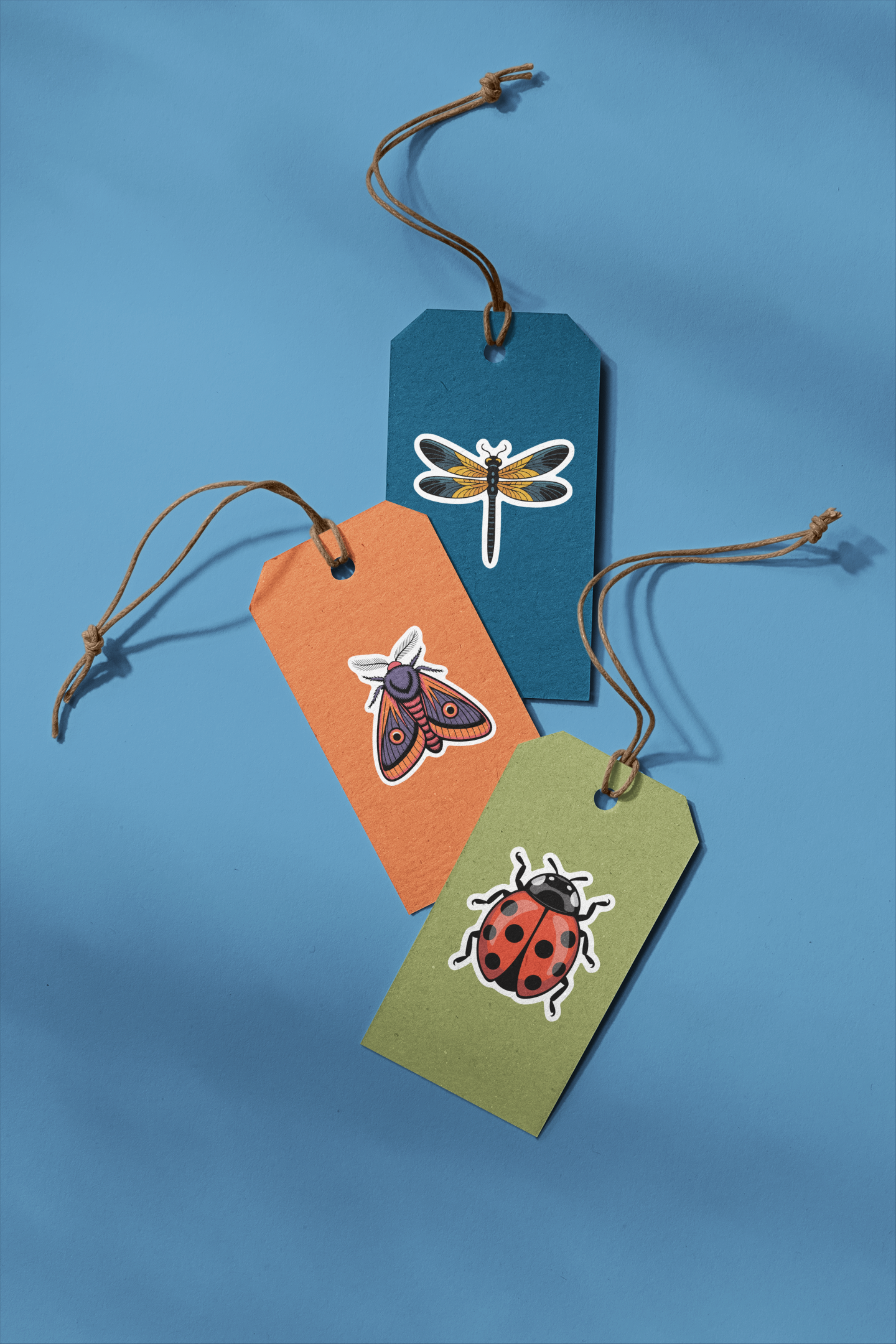 2" Ladybug Stickers Bundle Pack  - Bugs Insects Decal Sticker Ladybugs Insect Bug Waterproof Outdoor Decals