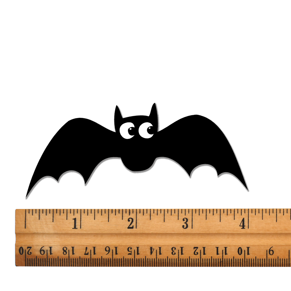 Flying Bats Magnet - 4" Halloween Spooky Black Bat Gothic Vinyl Fridge Magnets