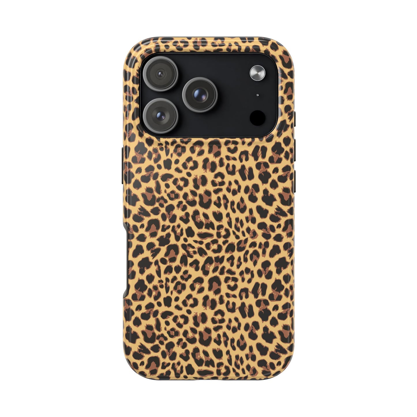 Leopard Print Cell Phone Case, Tough Phone Cases, Safari Cheetah Animal Print Pattern