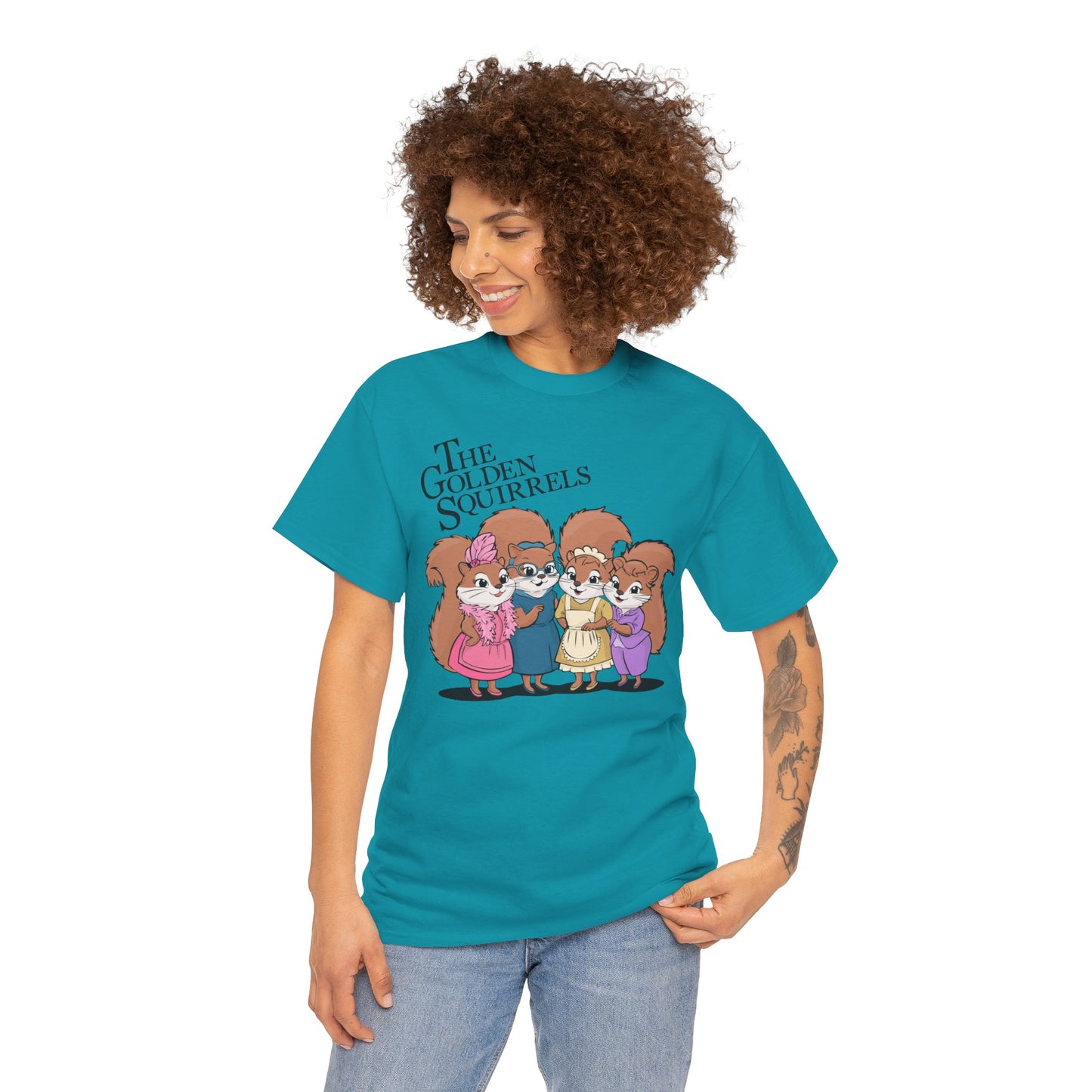 The Golden Squirrels T-shirt Unisex Heavy Cotton Tee Womens Golden Girls Funny Squirrel Shirt