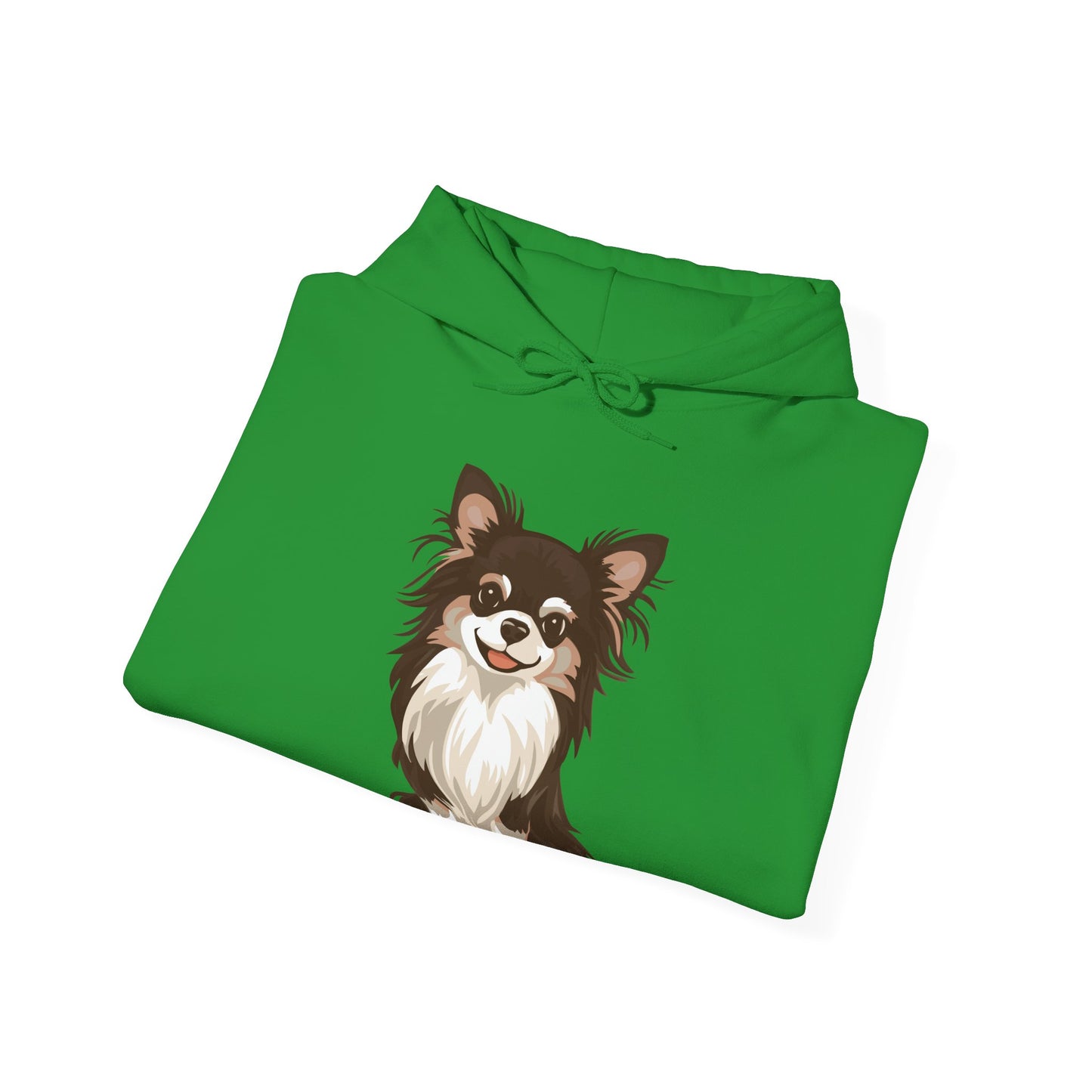 Long Haired Chihuahua Pullover Hoodie Hooded Sweatshirt Cute Chihuahuas Puppy Dog Pet Print Men Women Unisex