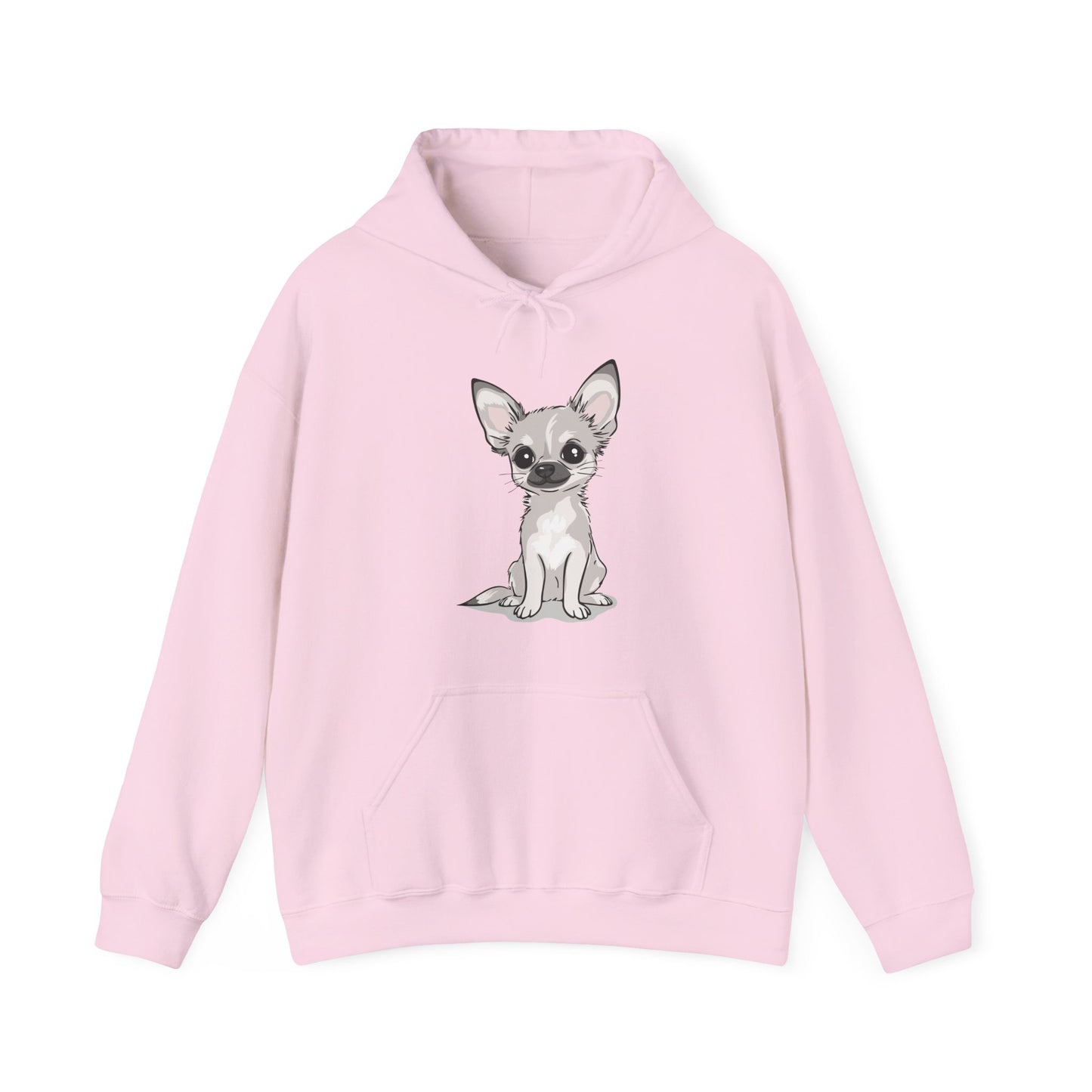 White Chihuahua Puppy Dog Pullover Hoodie Hooded Sweatshirt Cute Chihuahuas Puppy Dogs Pet Print Men Women Unisex Hoodies