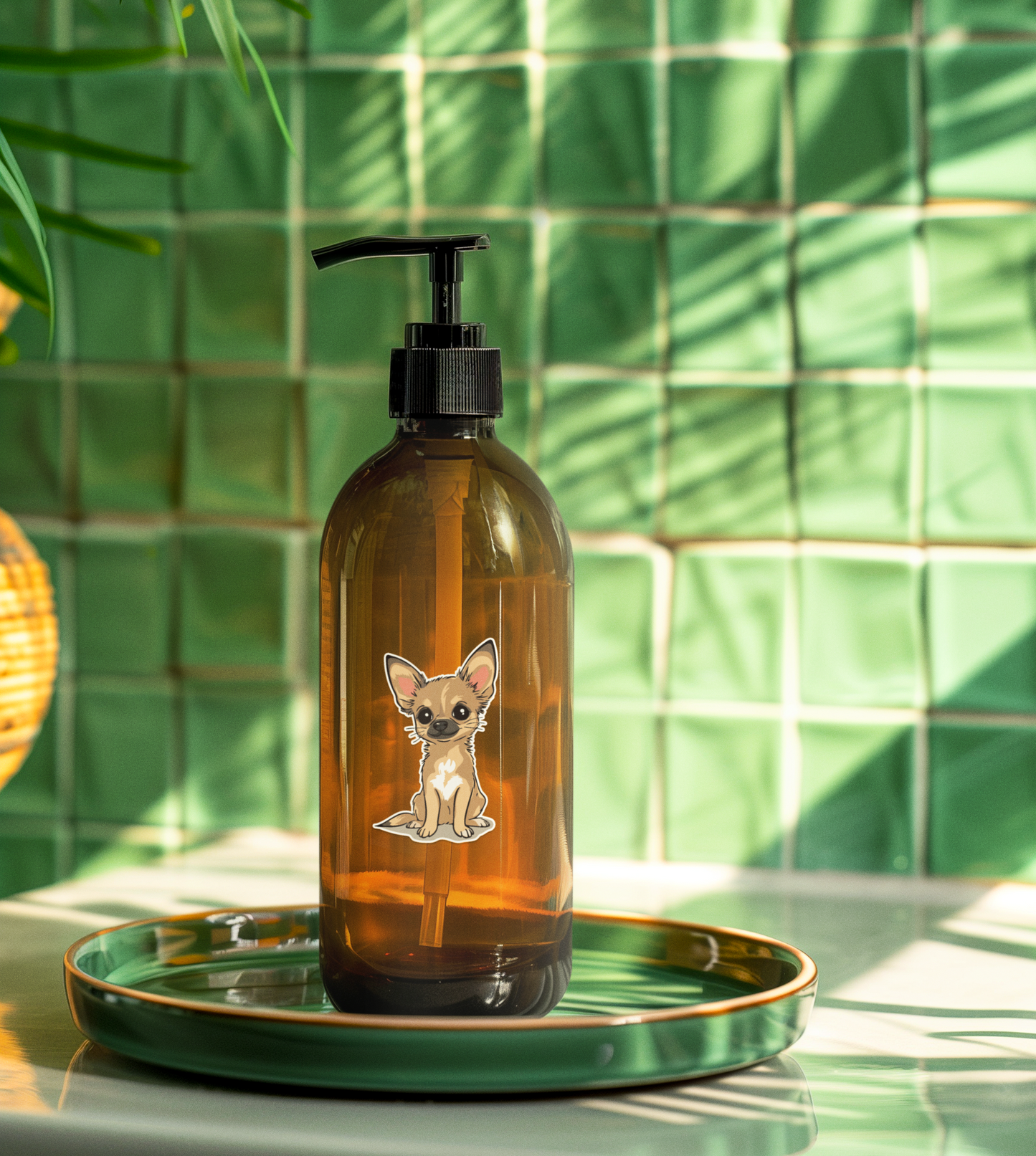 3" Twila Chihuahua Puppy Dog Sticker - Waterproof, Fade-Resistant Decal Stickers Tan Short Coat Chihuahuas Dogs