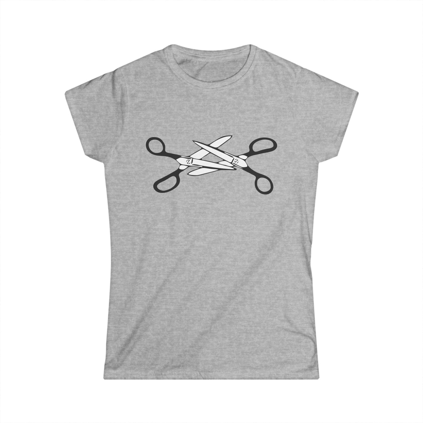 Scissors Women's T-shirt - LGBTQIA+ Lesbian Pride Scissors Tee, Funny Queer Gay Shirts, Pride Parade Apparel Cotton Tshirts