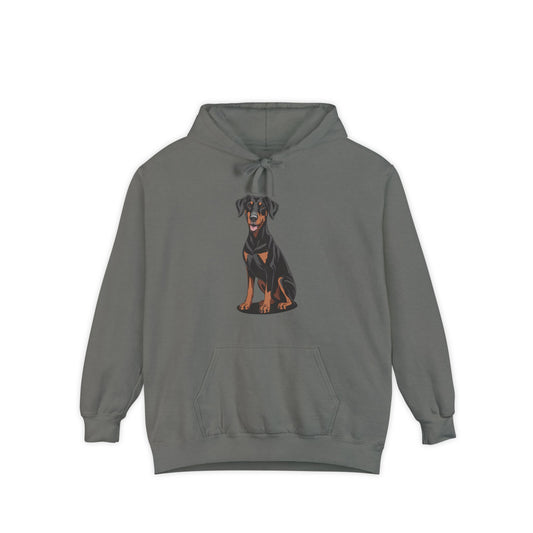 Doberman Pinscher Dogs Hoodie, Cozy Pullover Hooded Sweatshirt, Dobermans Dog Hoodies Sweatshirts, Long Sleeve Fall Apparel