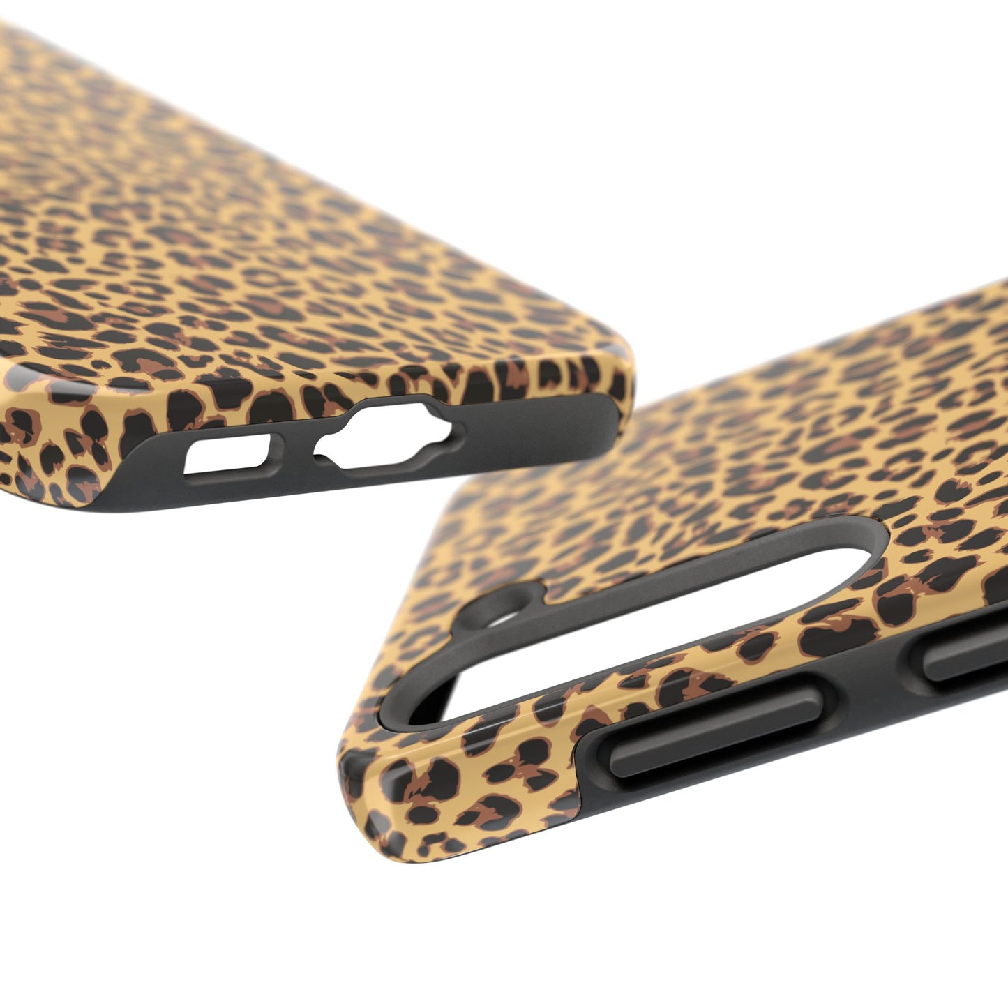 Leopard Print Cell Phone Case, Tough Phone Cases, Safari Cheetah Animal Print Pattern