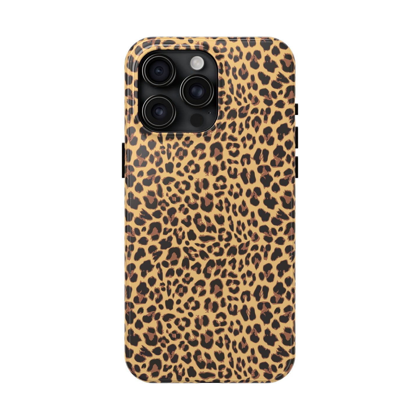 Leopard Print Cell Phone Case, Tough Phone Cases, Safari Cheetah Animal Print Pattern