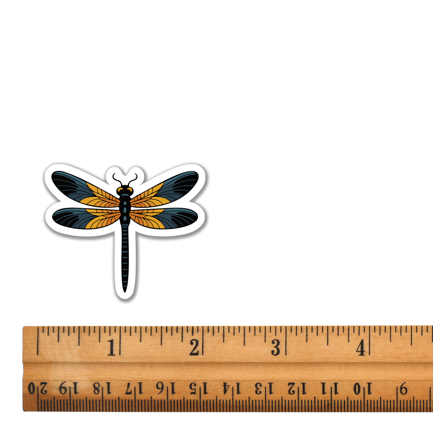 Small 2" Dragonfly Stickers Bundle Pack - Bugs Insects Decal Sticker Dragonflies Waterproof Outdoor