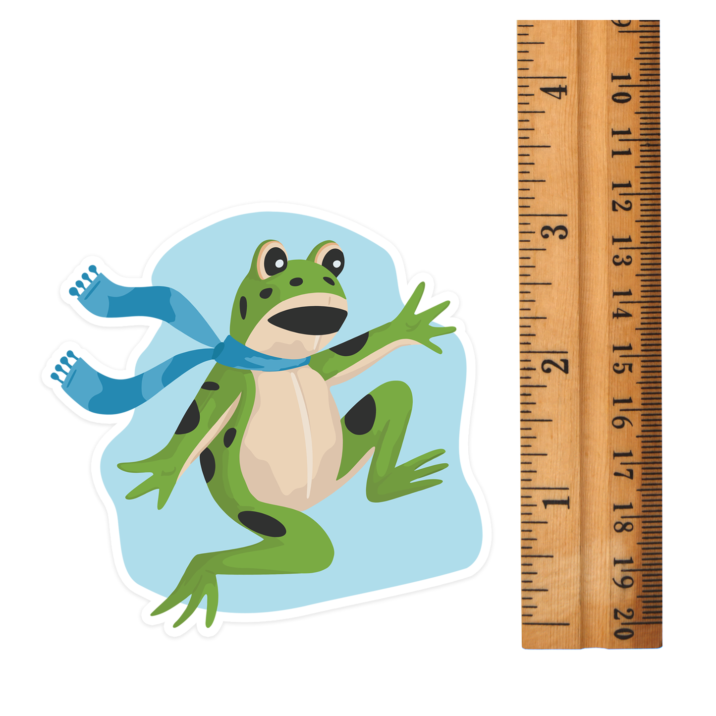 3" Inflatable Frog Costume Sticker - Funny Political Activist Protest Frogs Stickers, Waterproof Outdoor Vinyl Decals
