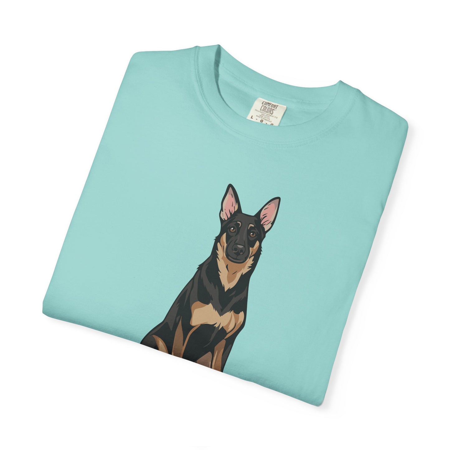 Buddy German Shepherd Dog Unisex T-shirt, Animal Lover Tee, Pet Owner Apparel, Graphic Print Shirt, Puppy Dogs Short Sleeve Top