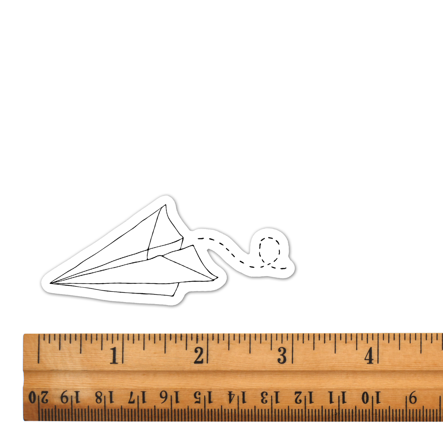 3" Paper Airplane Sticker  - Cute Origami Planes Vinyl Stickers Decal Stickers