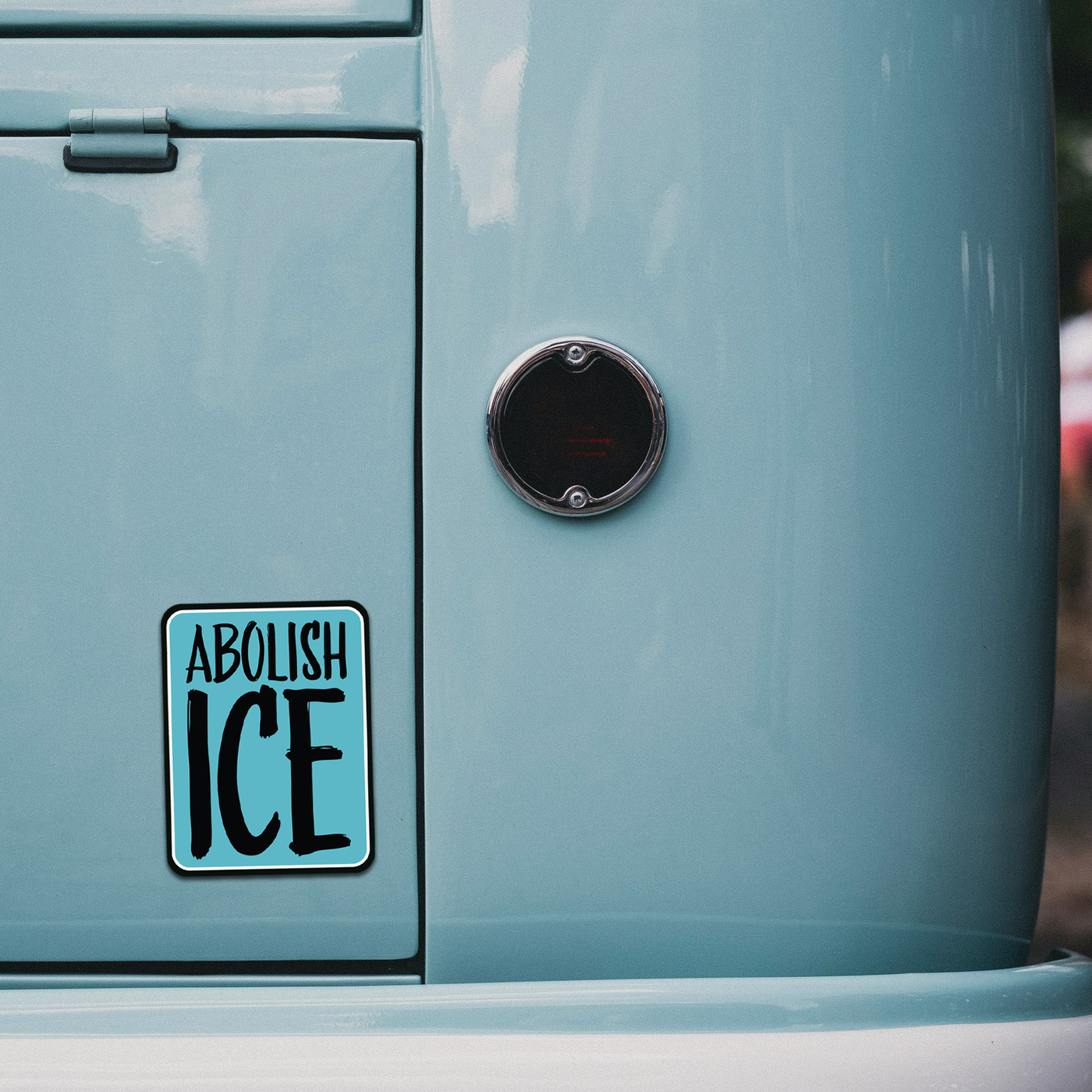 3" Abolish ICE Sticker - Protest, Human Rights Vinyl Decal Stickers Waterproof Outdoor, Leftist Political Resistance