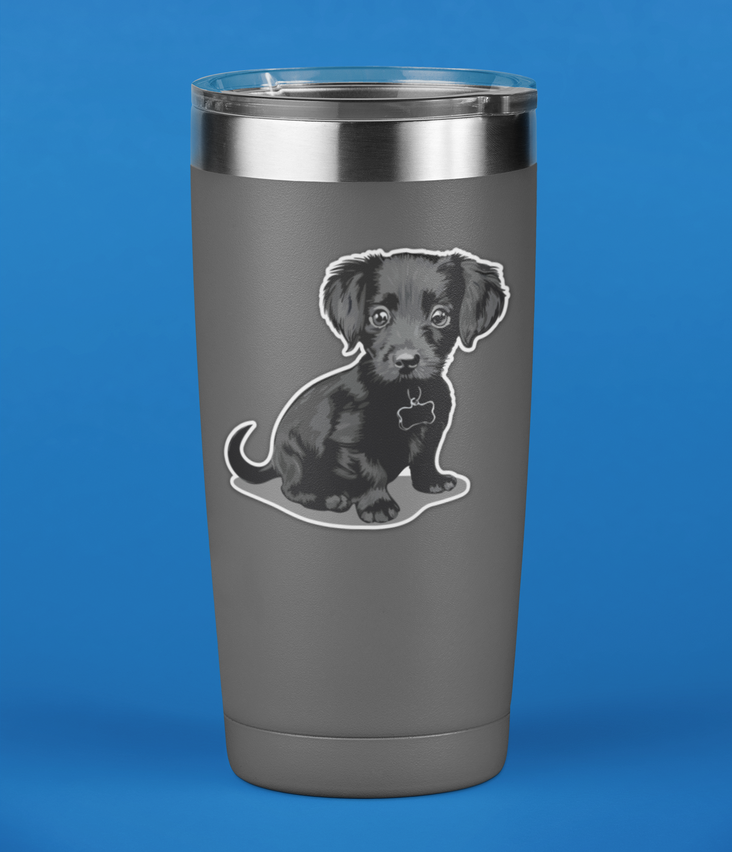 3" Black Chiweenie Puppy Dog Sticker - Dachshund Chihuahua Mix Dogs Waterproof Vinyl Decal Stickers Long Coat Chiweenies Puptickers (Copy)