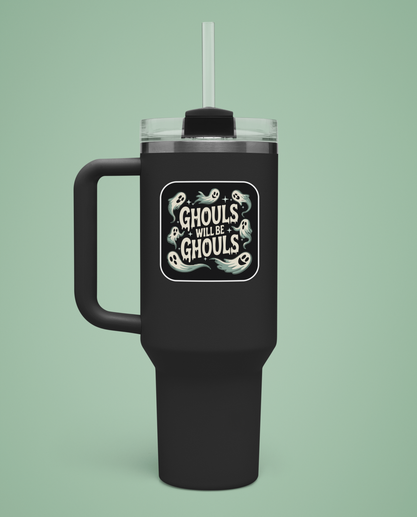 Ghouls Will Be Ghouls Sticker - 3" Halloween Ghosts Vinyl Decal Spooky Goth Stickers, Funny Fall Waterproof Decals Laptop, Car, Water Bottle