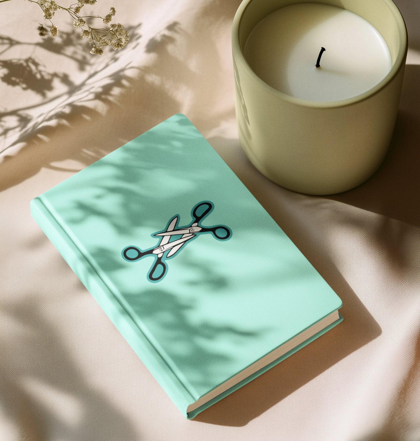 4" Scissors Vinyl Sticker Turquoise - Funny Pride Month Lesbian LGBTQIA+ Decals Equal Rights, Waterproof Outdoor Stickers