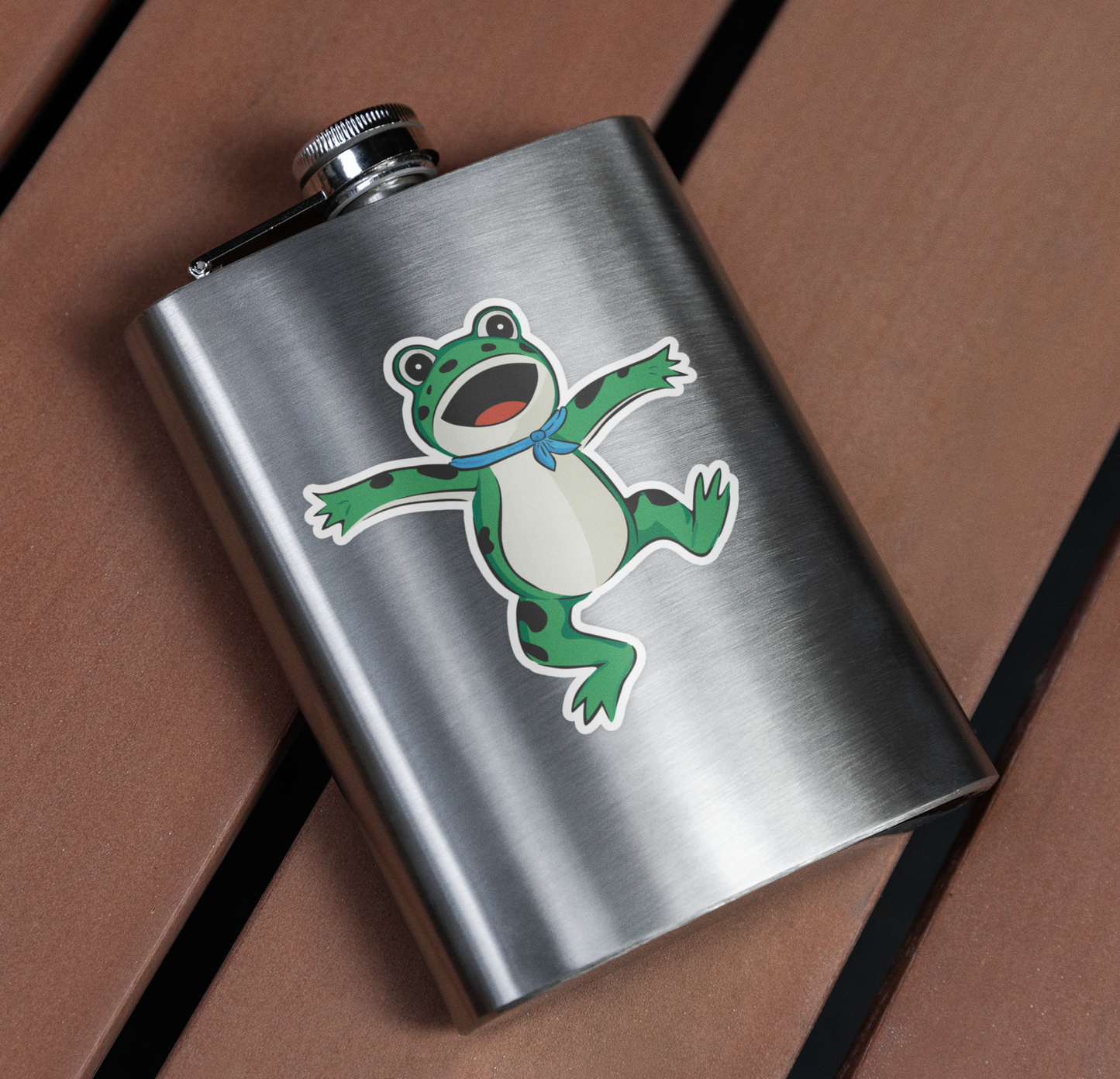 4" Inflatable Frog Costume Sticker - Funny Political Activist Protest Frogs Stickers, Waterproof Vinyl Decal
