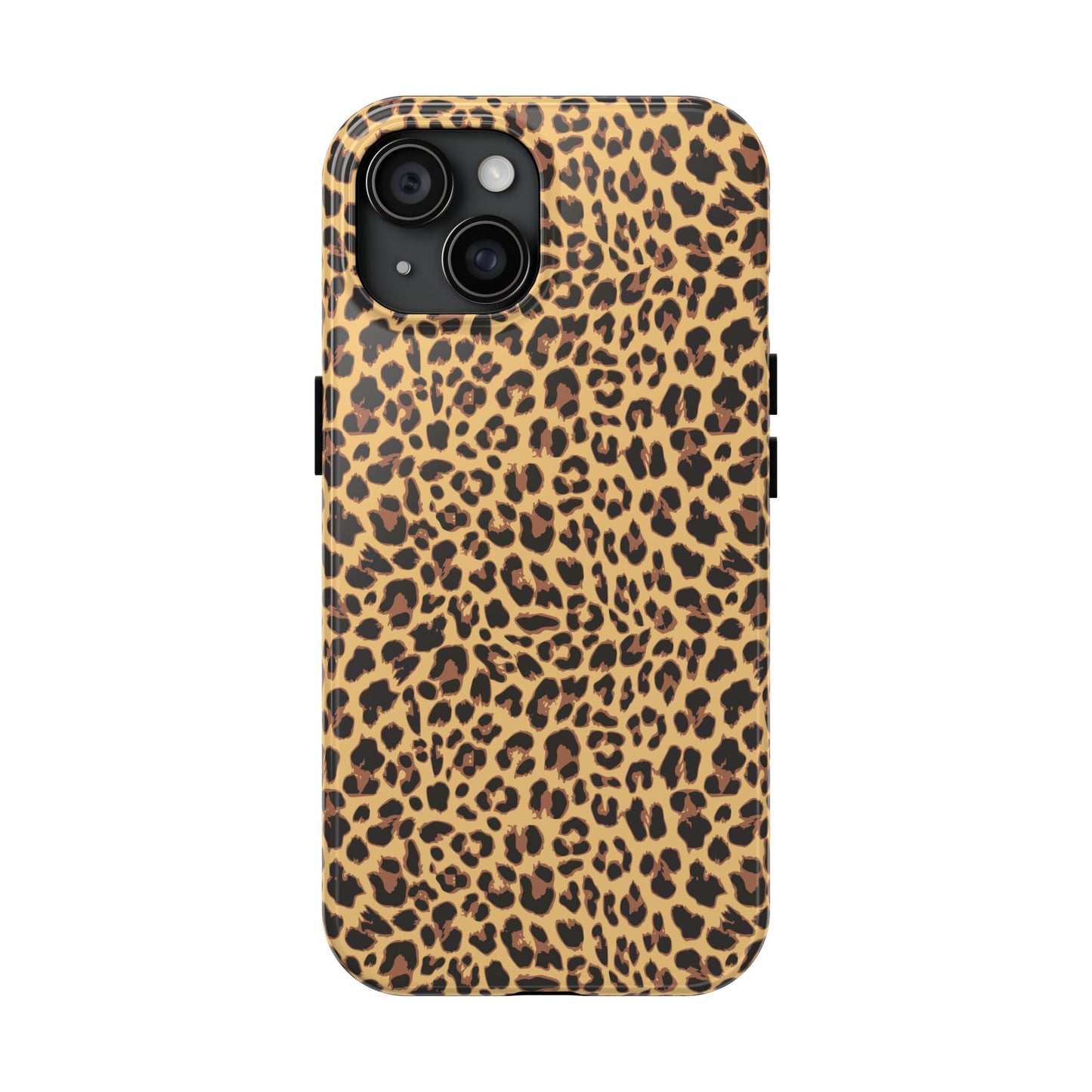 Leopard Print Cell Phone Case, Tough Phone Cases, Safari Cheetah Animal Print Pattern