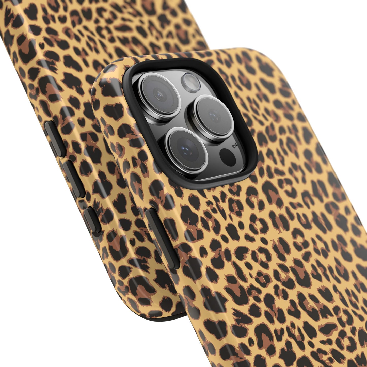 Leopard Print Cell Phone Case, Tough Phone Cases, Safari Cheetah Animal Print Pattern
