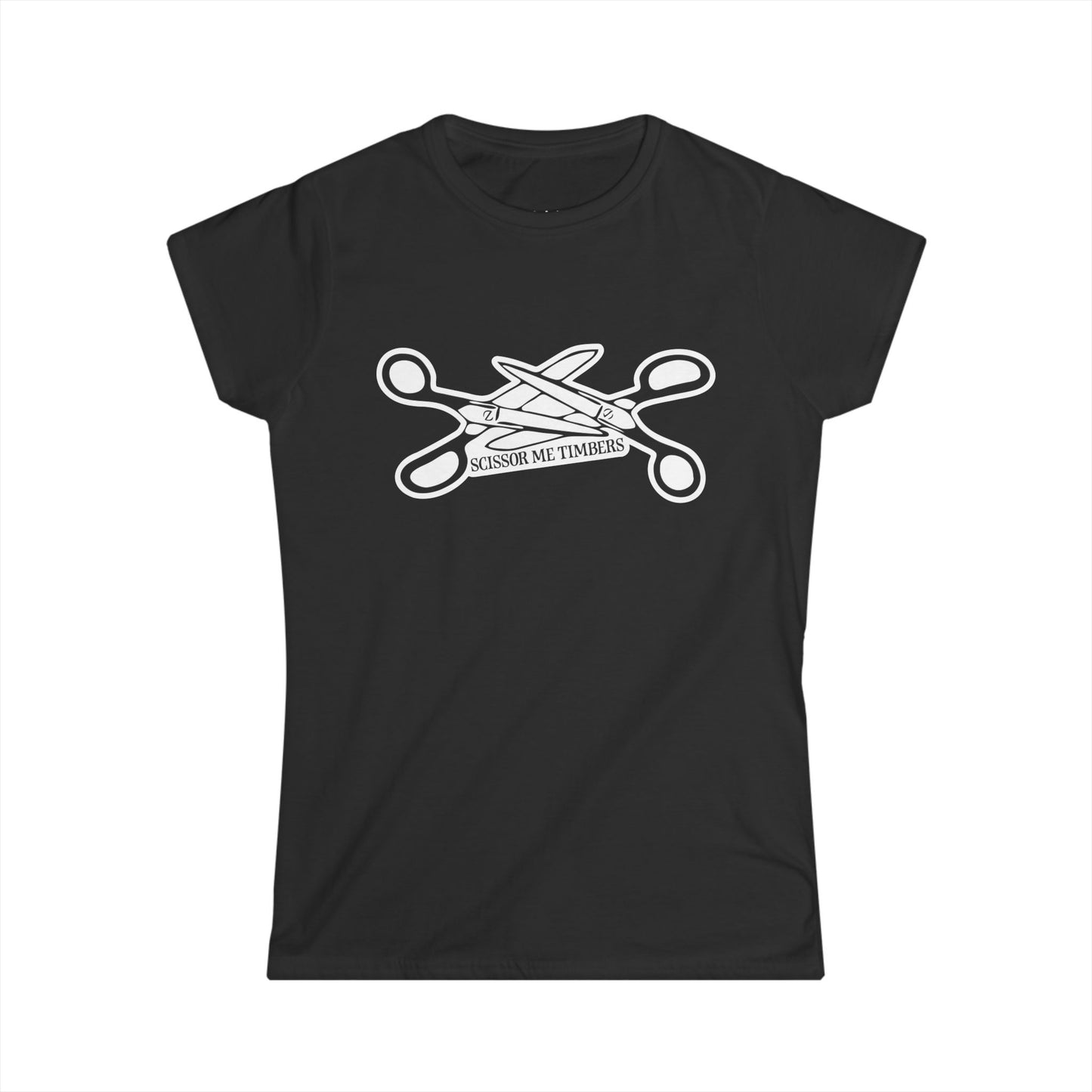 Scissor Me Timbers Women's T-shirt - LGBTQIA+ Lesbian Pride Scissors Tee, Funny Queer Gay Shirts, Pride Parade Apparel